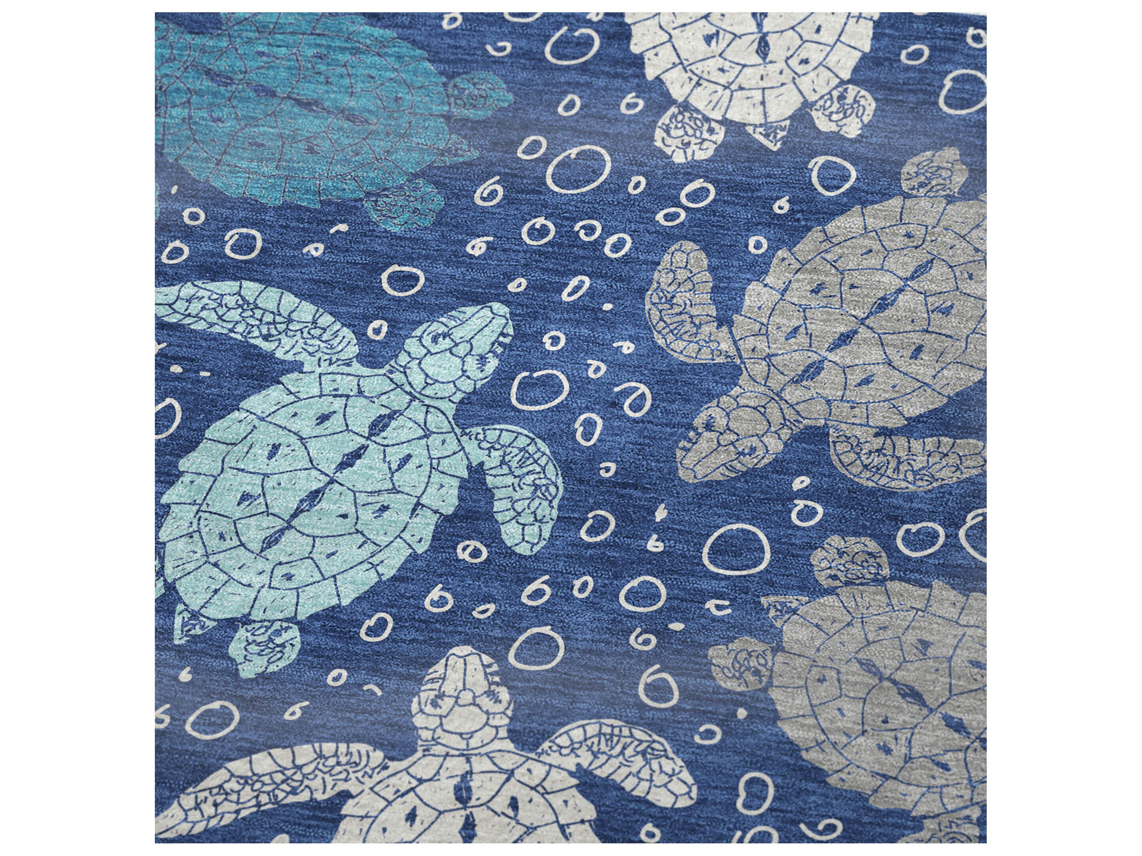 Dalyn Sherpa Blue Polyester Throw