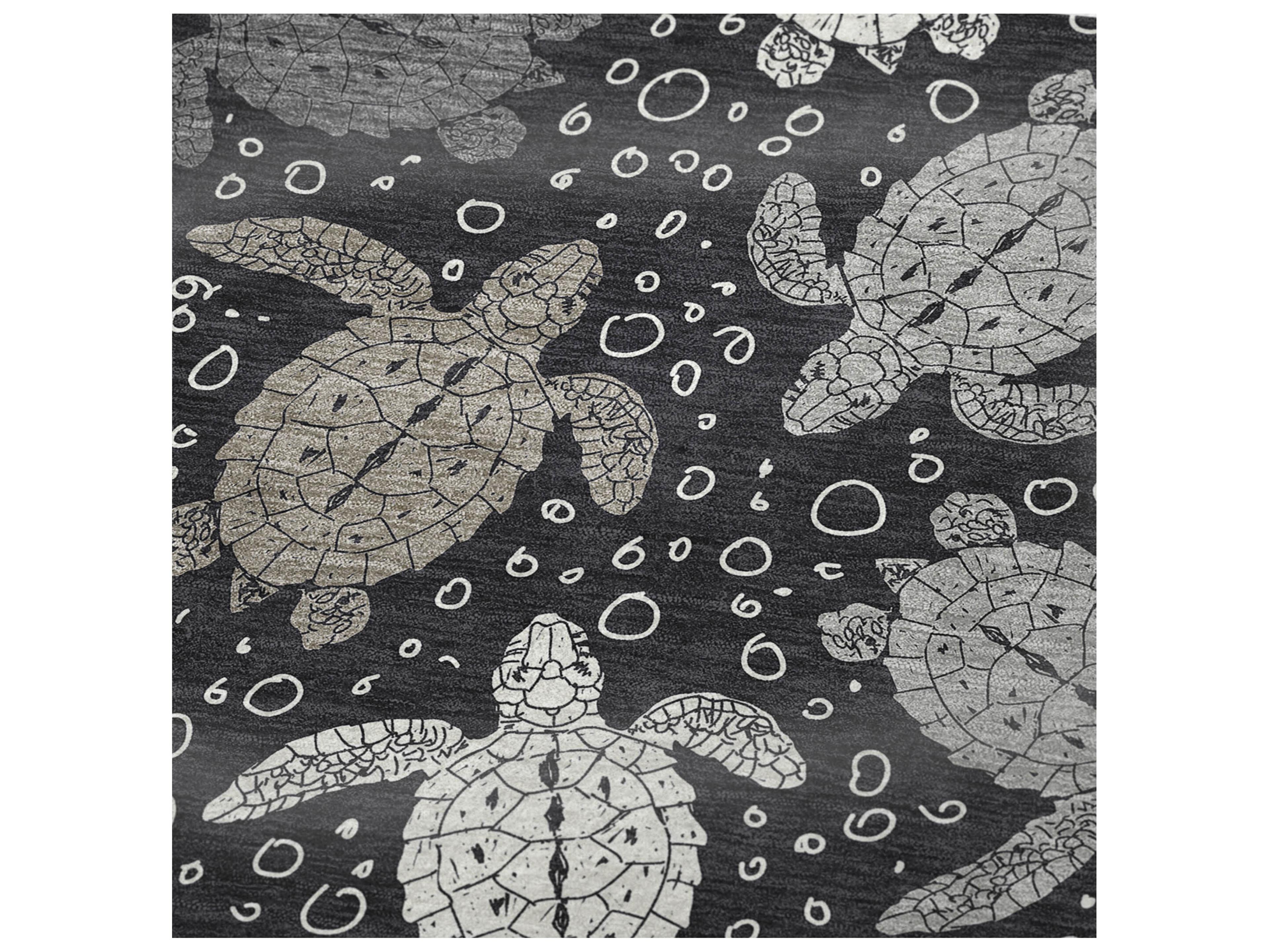 Dalyn Sherpa Black Polyester Throw