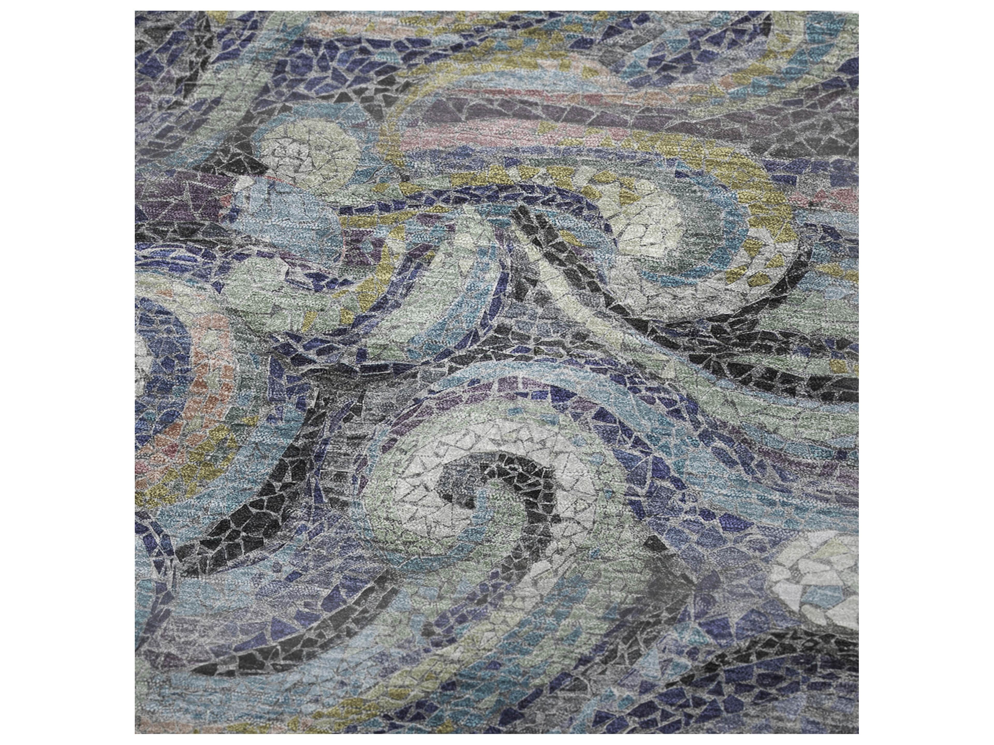 Dalyn Sherpa Navy Polyester Throw