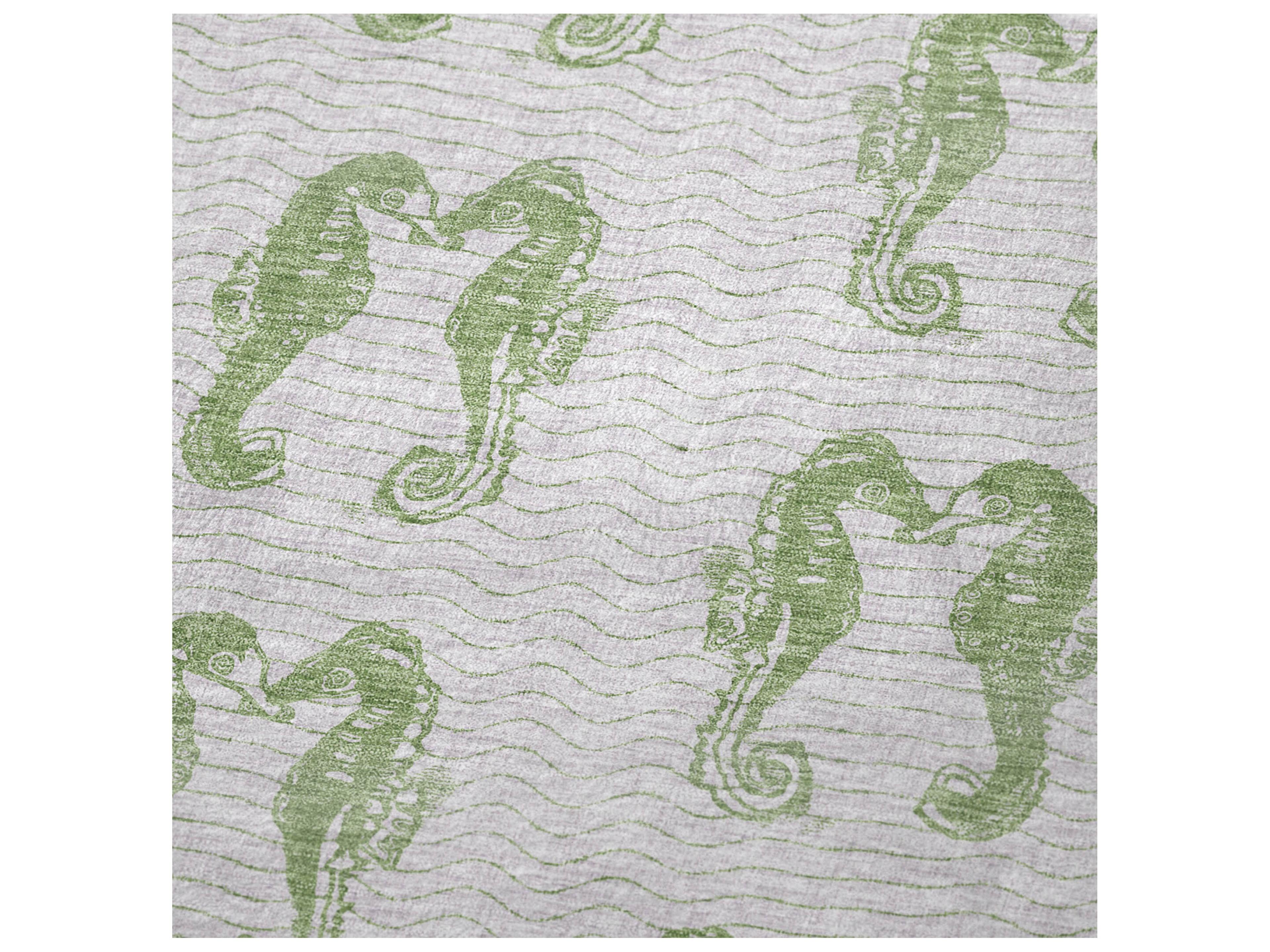 Dalyn Sherpa Green Polyester Throw
