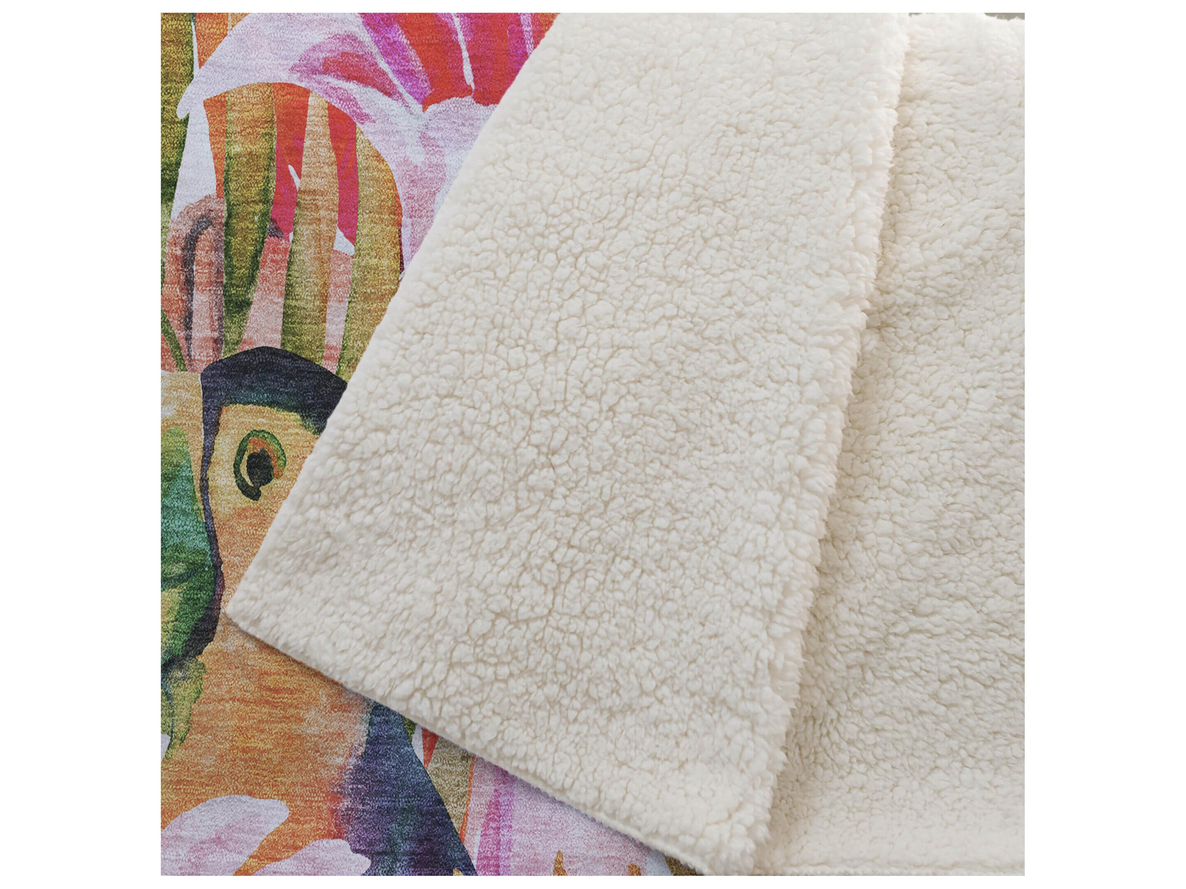 Dalyn Sherpa Multi Polyester Throw