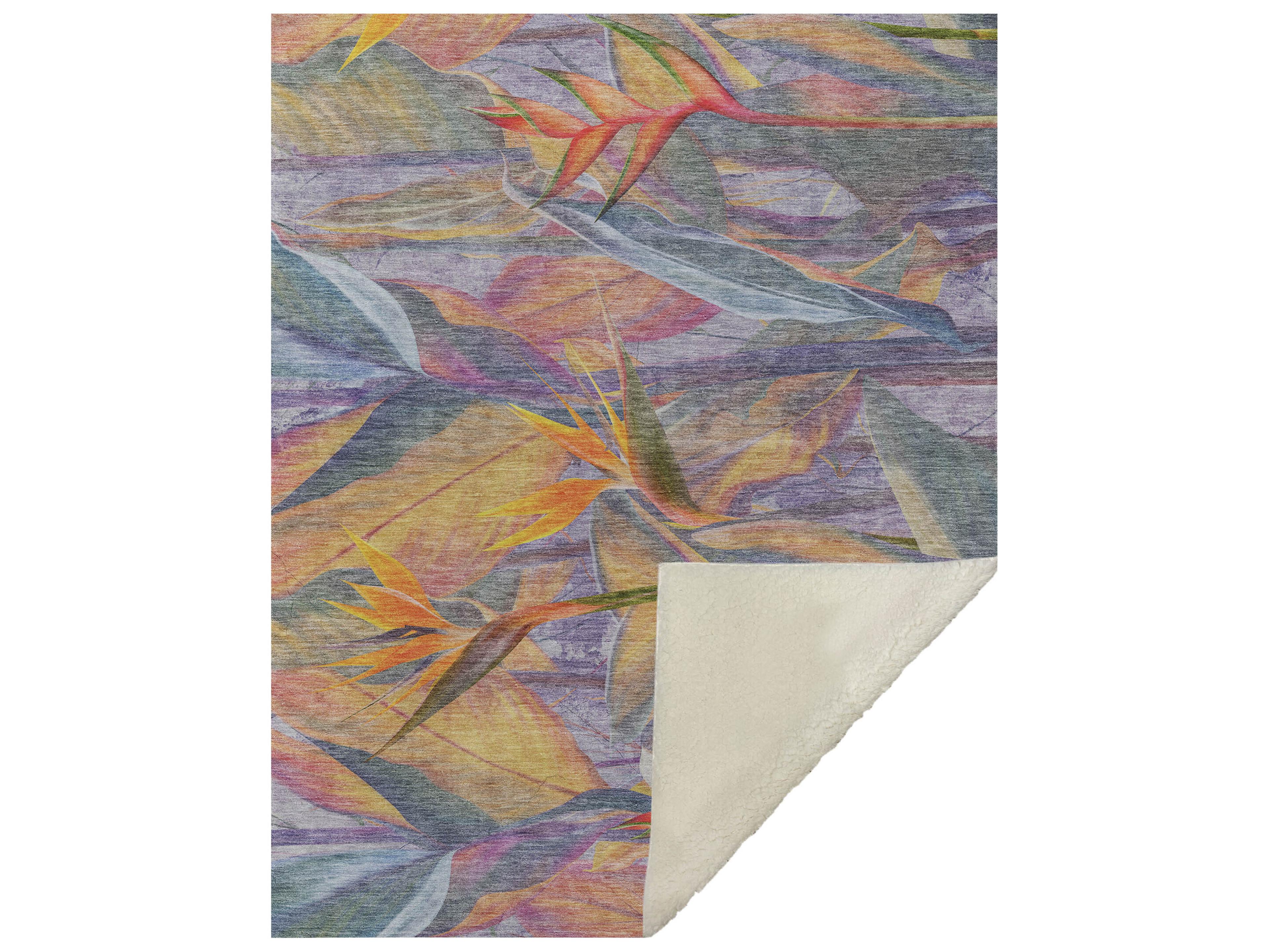 Dalyn Sherpa Multi Polyester Throw