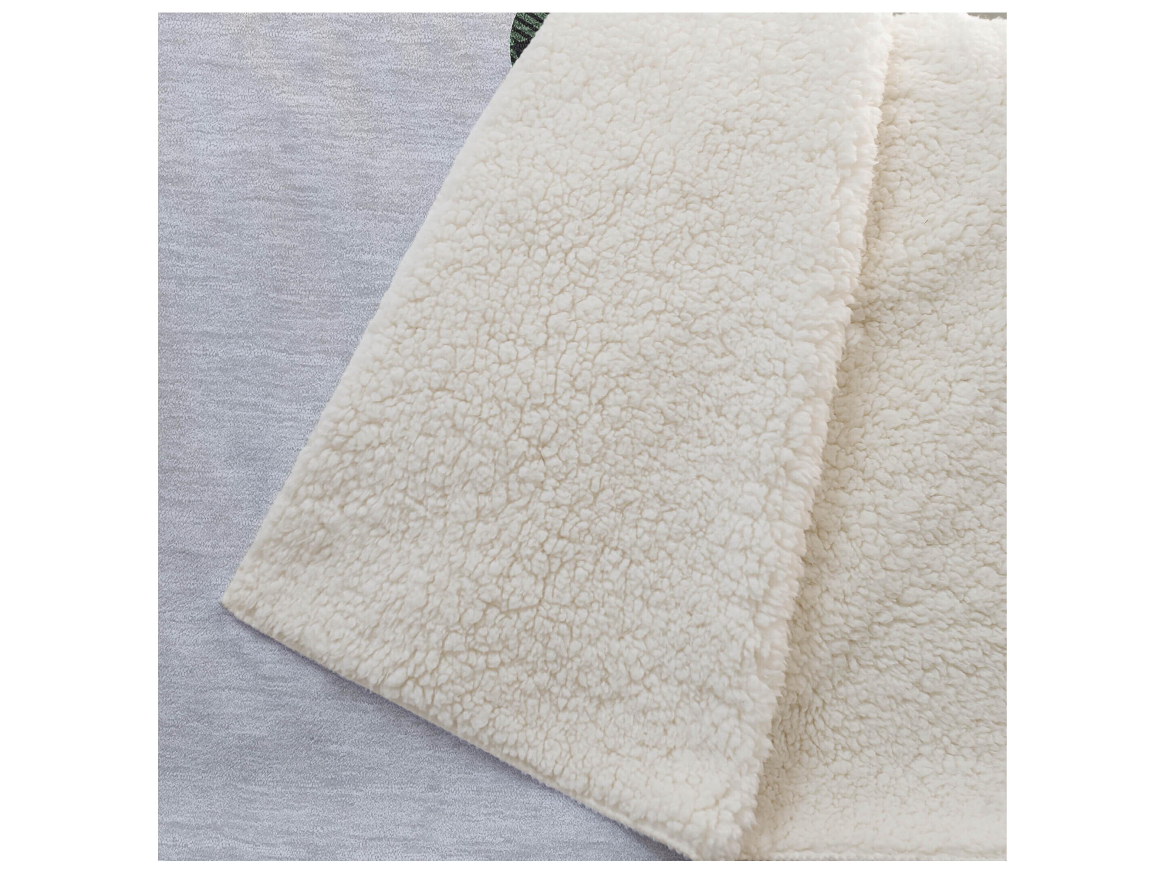 Dalyn Sherpa Gray Polyester Throw