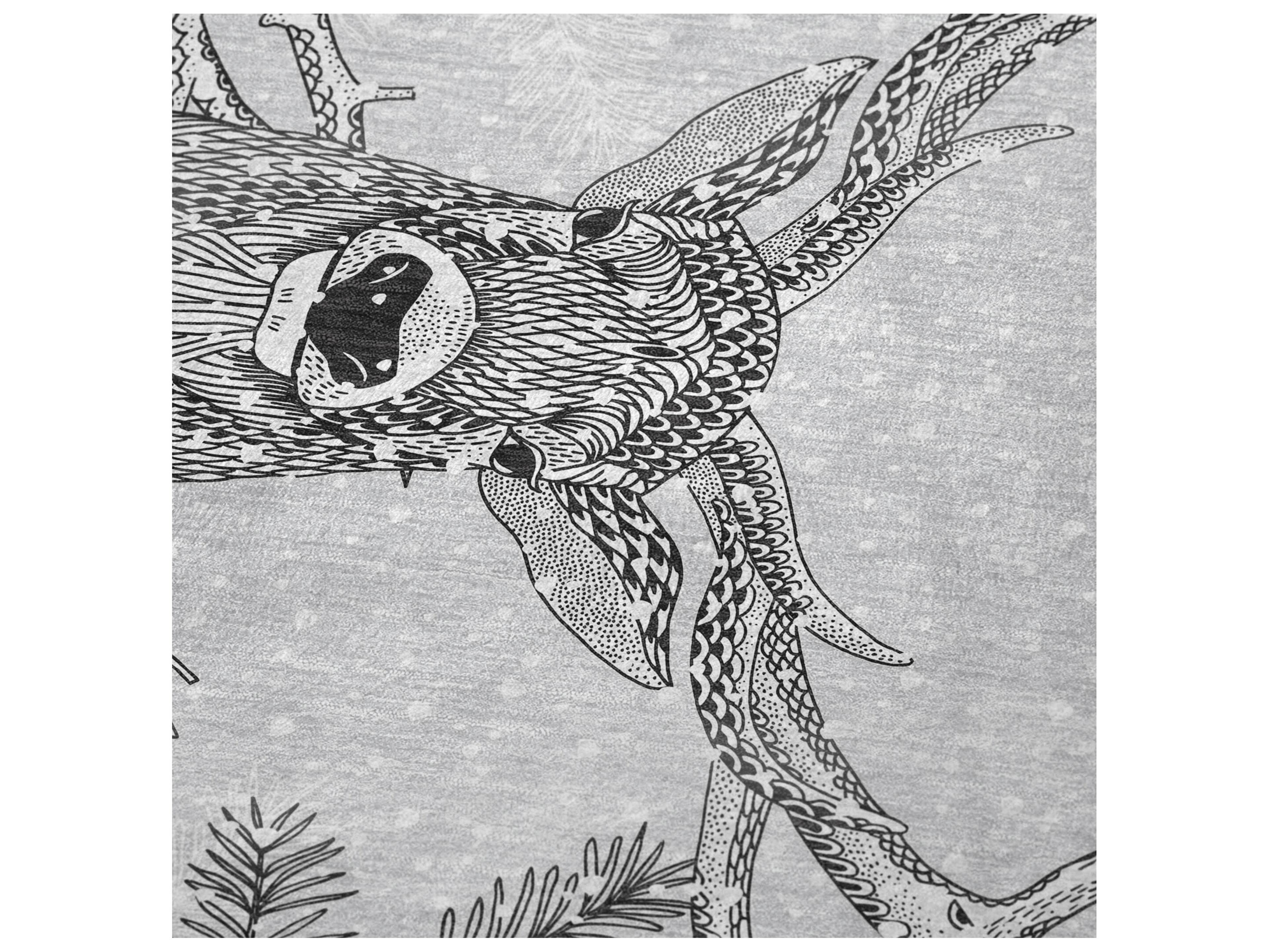 Dalyn Sherpa Gray Polyester Throw