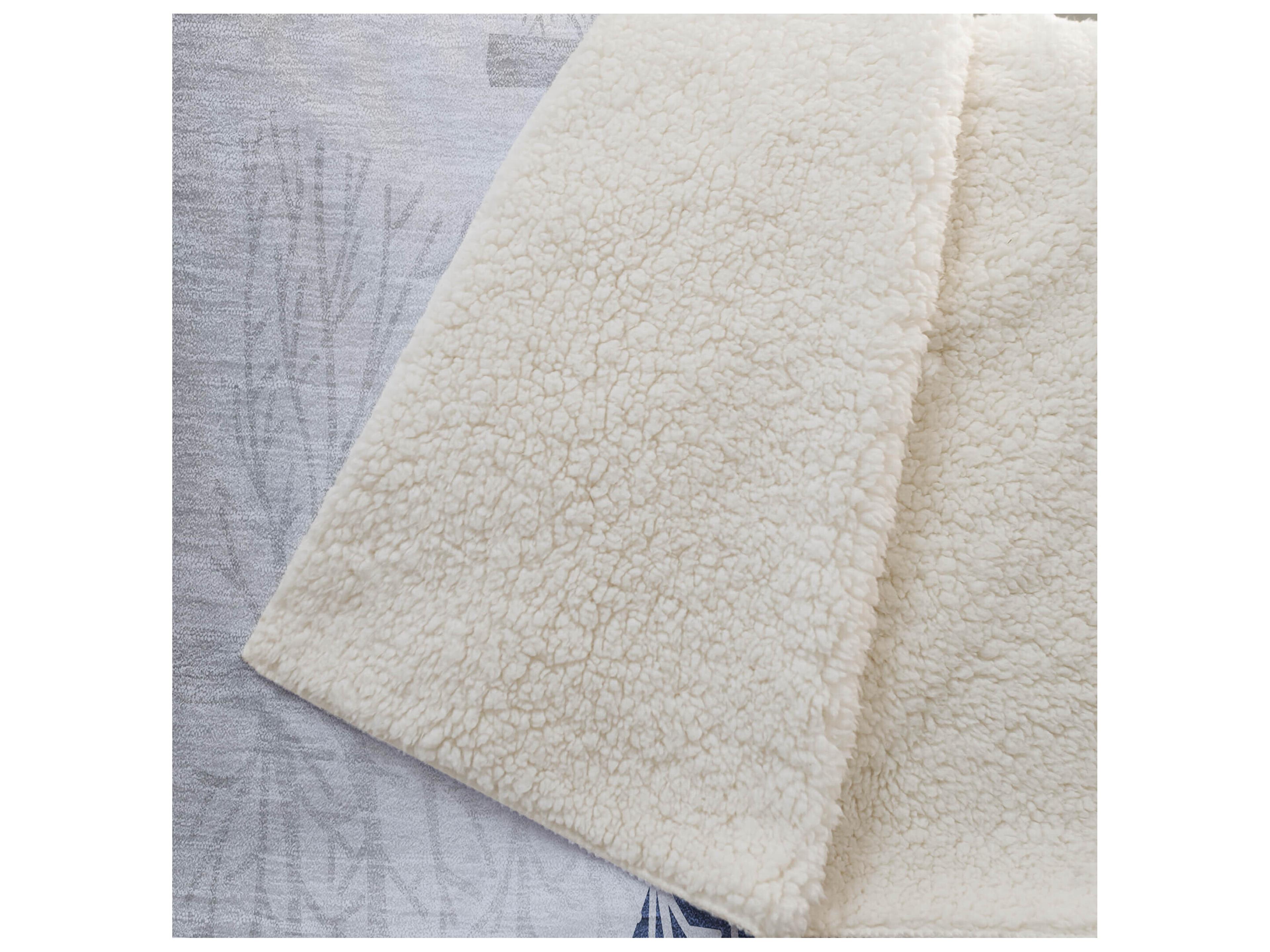 Dalyn Sherpa Blue Polyester Throw