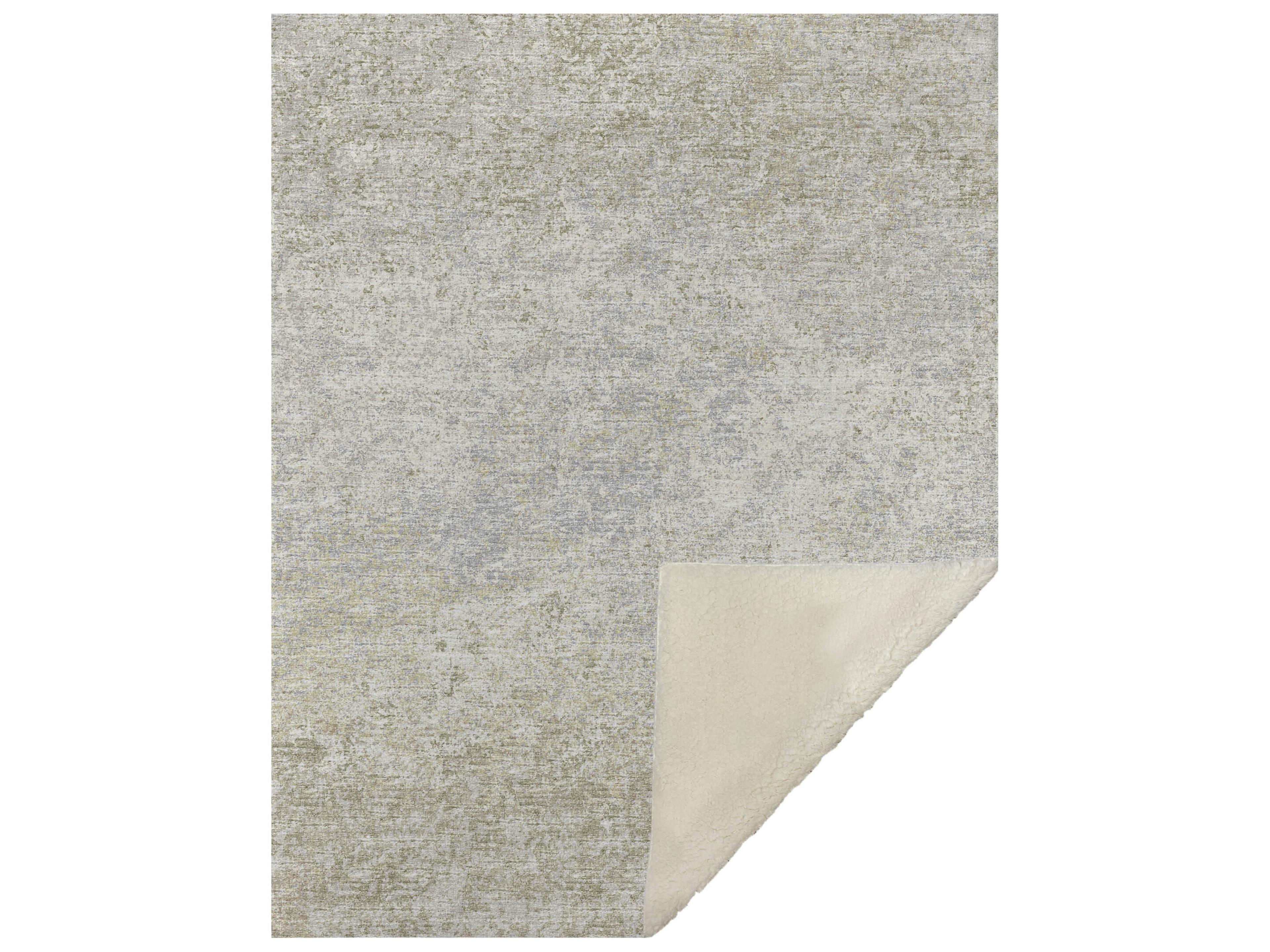 Dalyn Sherpa Taupe Polyester Throw