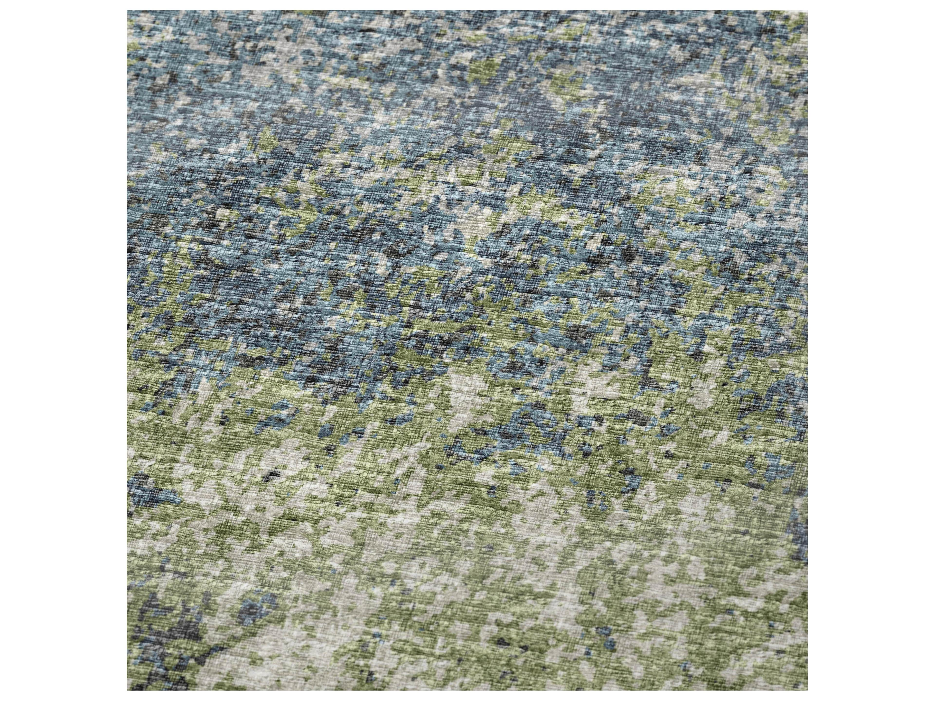 Dalyn Sherpa Green Polyester Throw