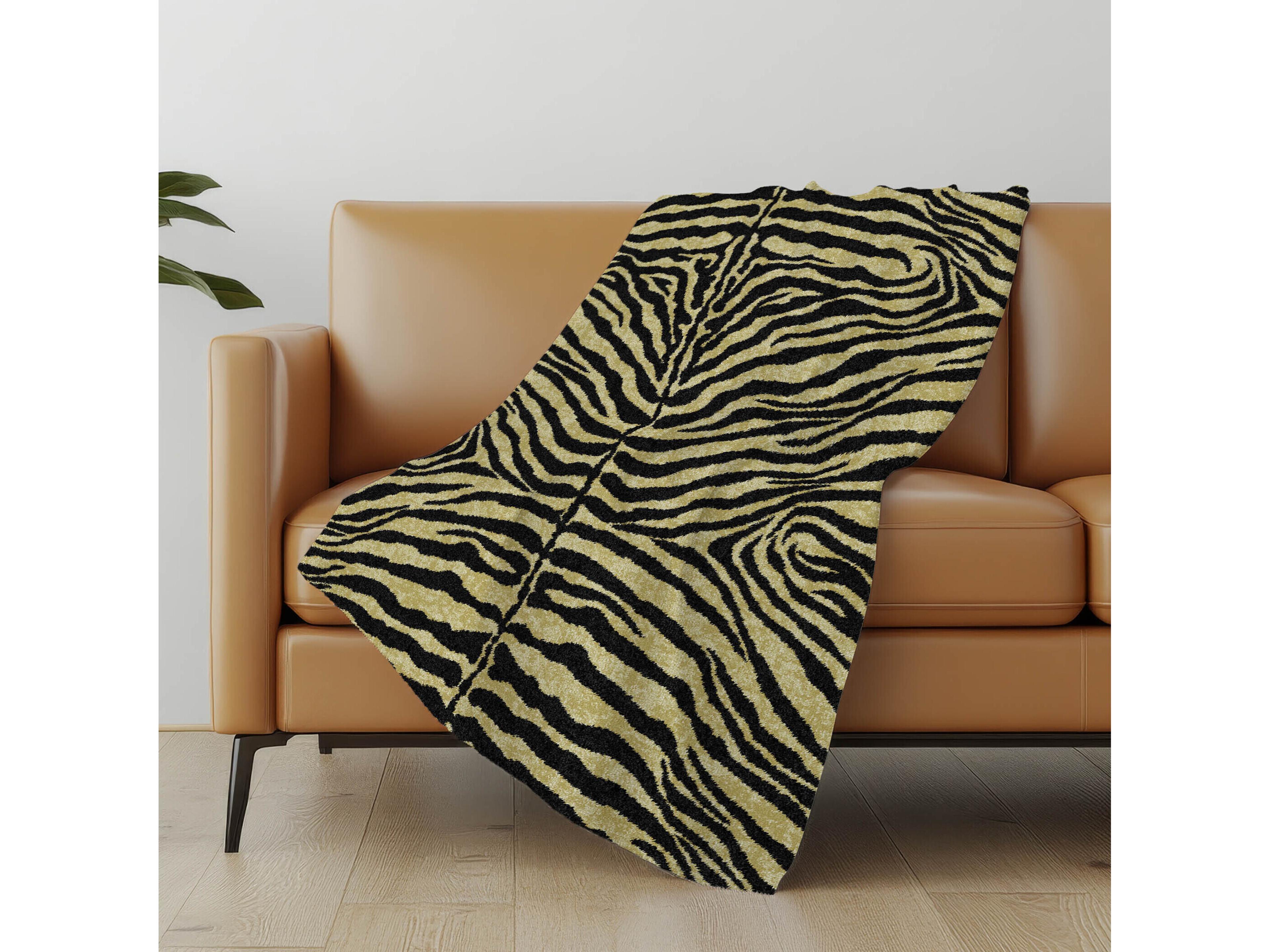Dalyn Sherpa Gold Polyester Throw