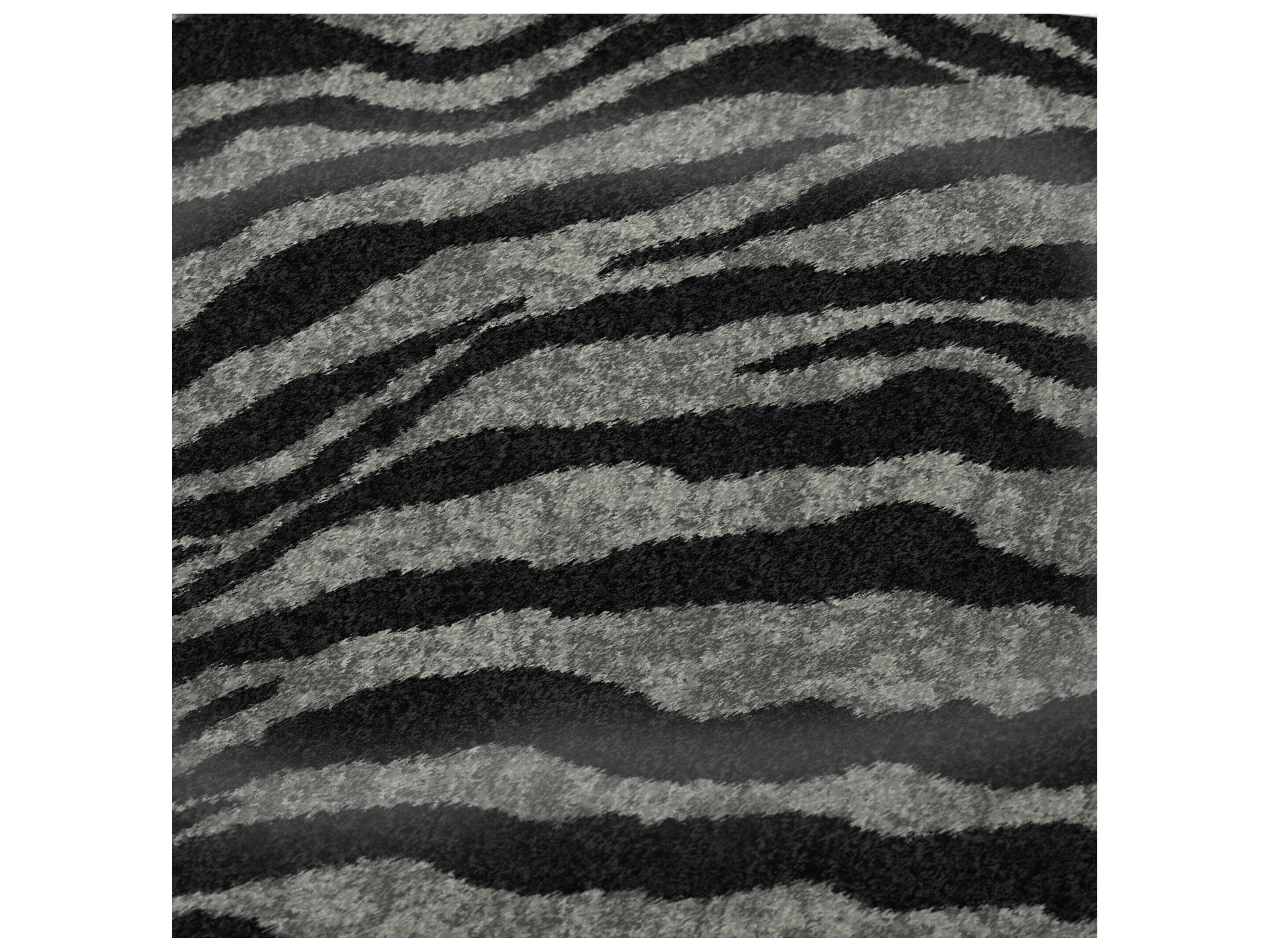 Dalyn Sherpa Black Polyester Throw