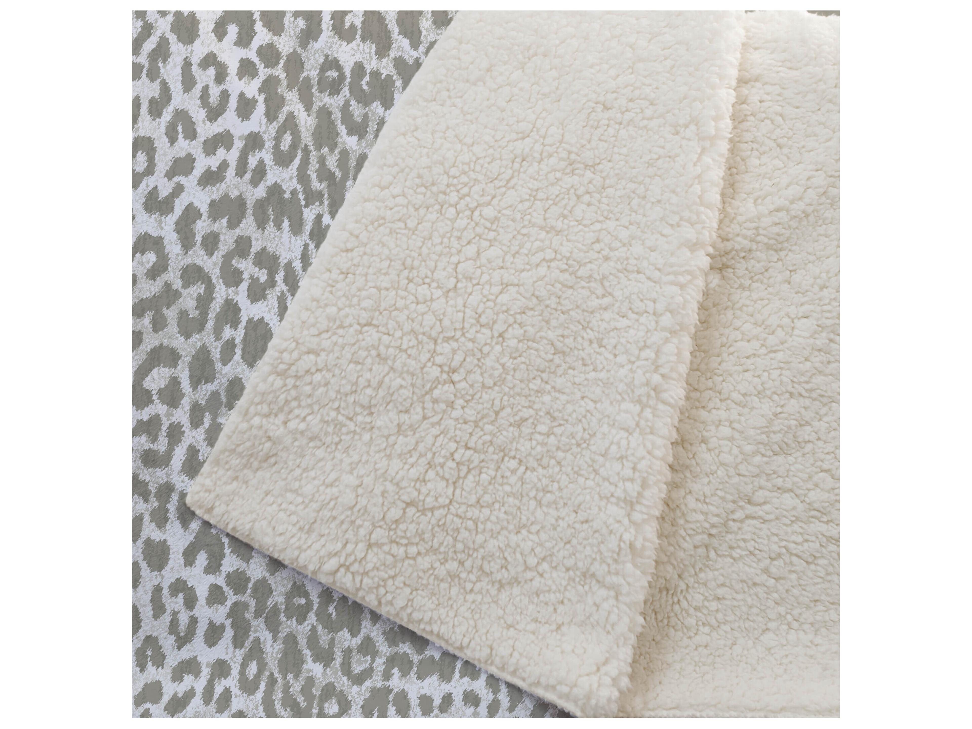 Dalyn Sherpa Neutral Polyester Throw