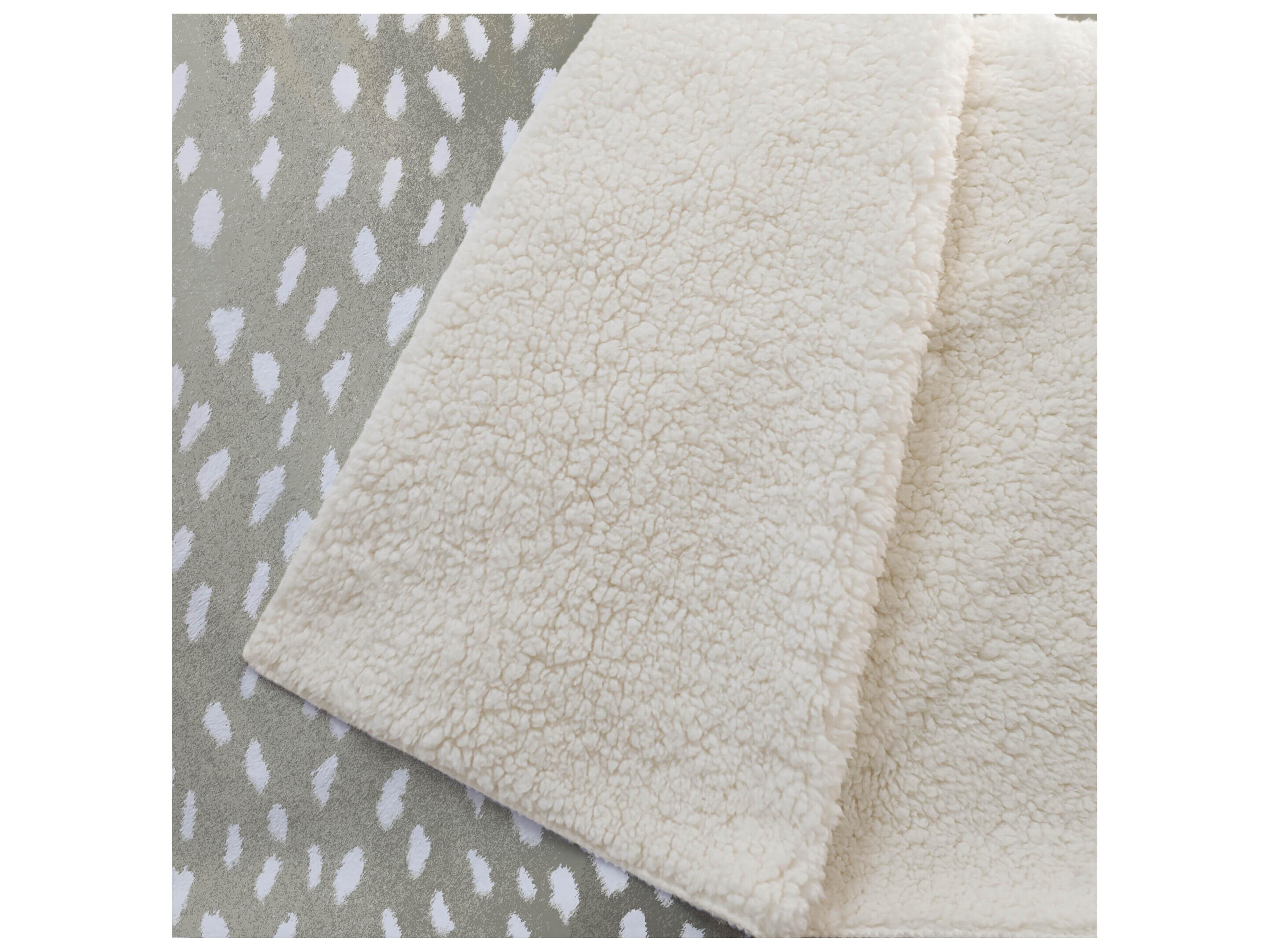 Dalyn Sherpa Neutral Polyester Throw