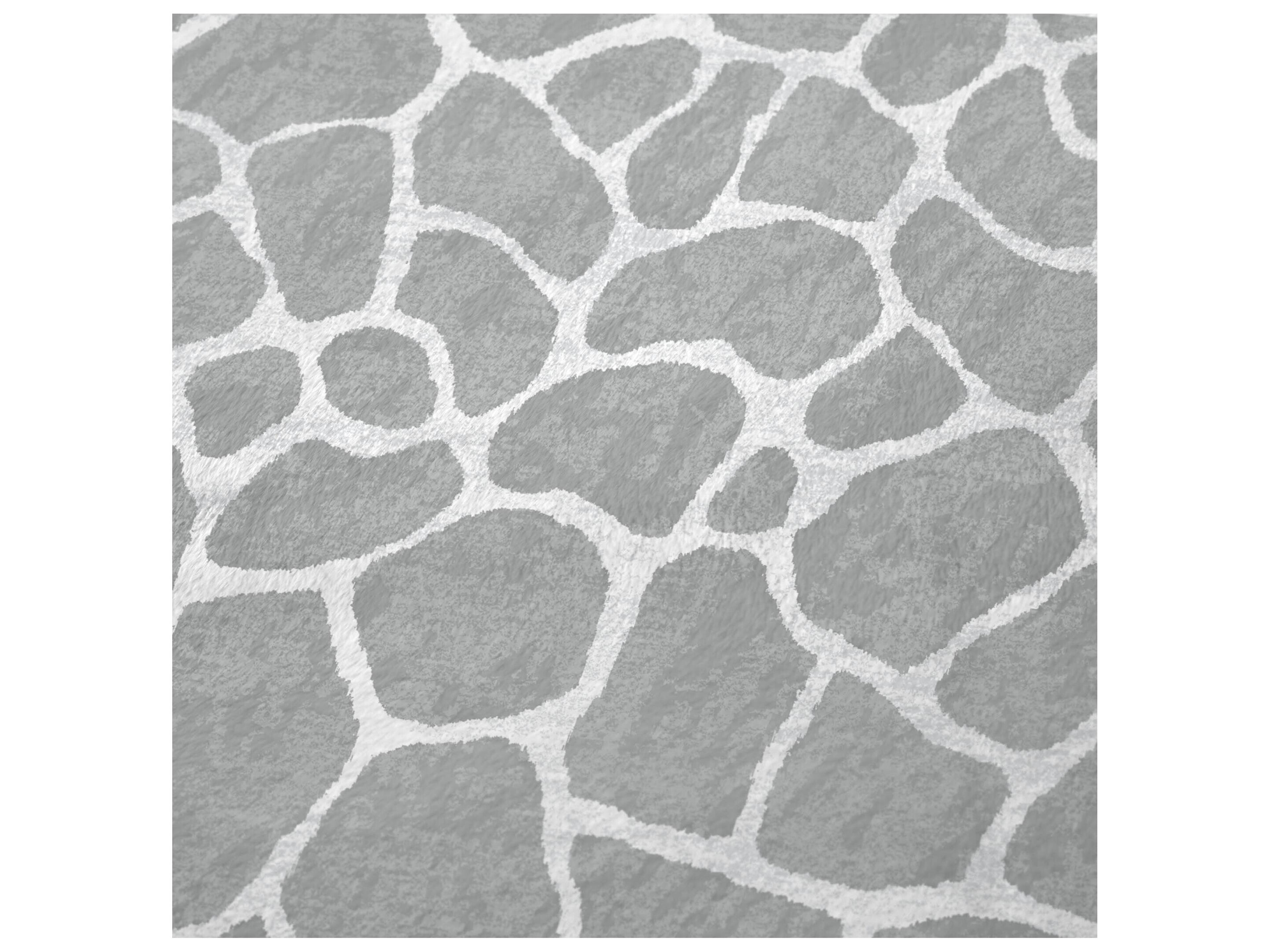 Dalyn Sherpa Gray Polyester Throw