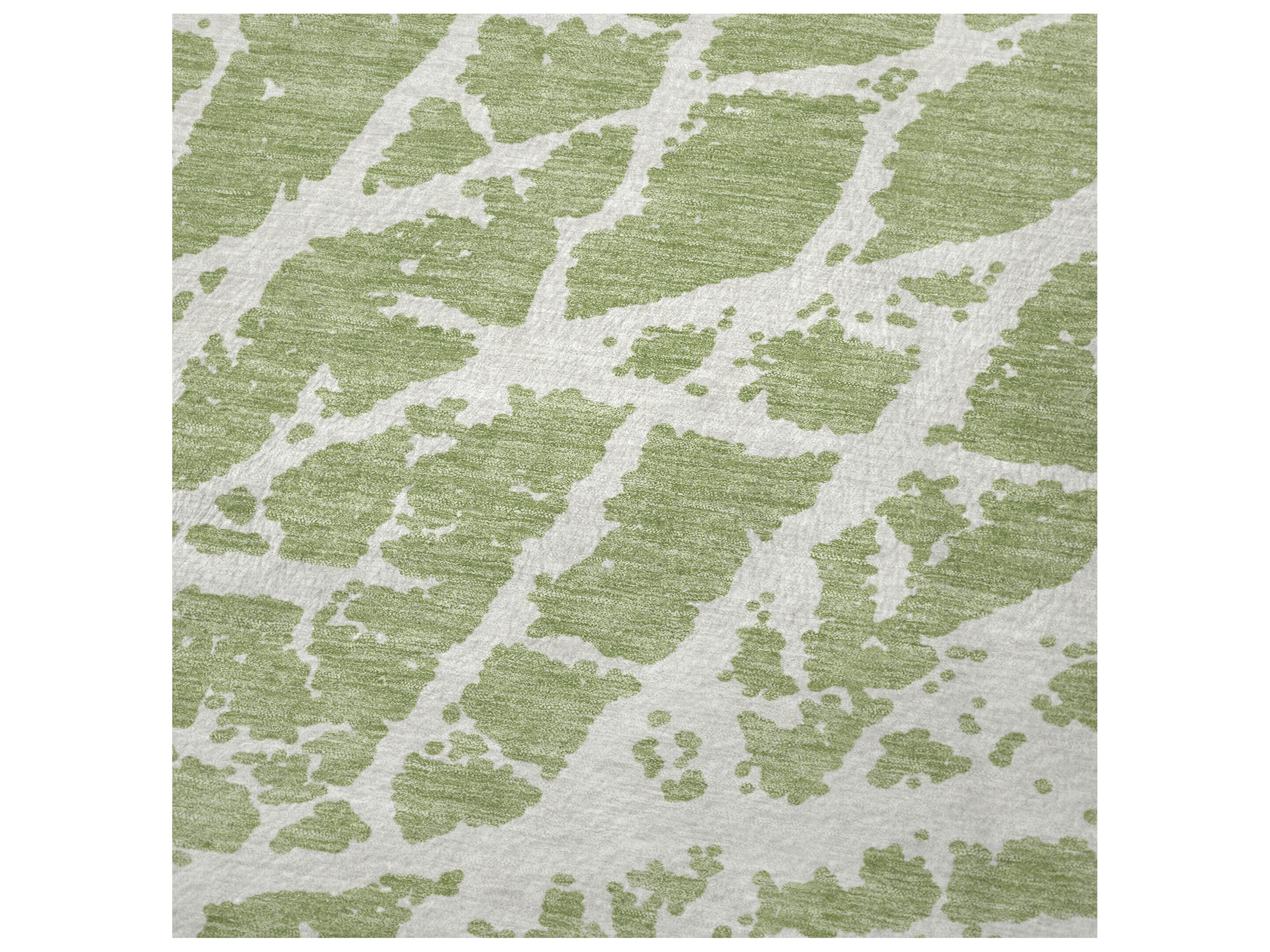 Dalyn Sherpa Green Polyester Throw