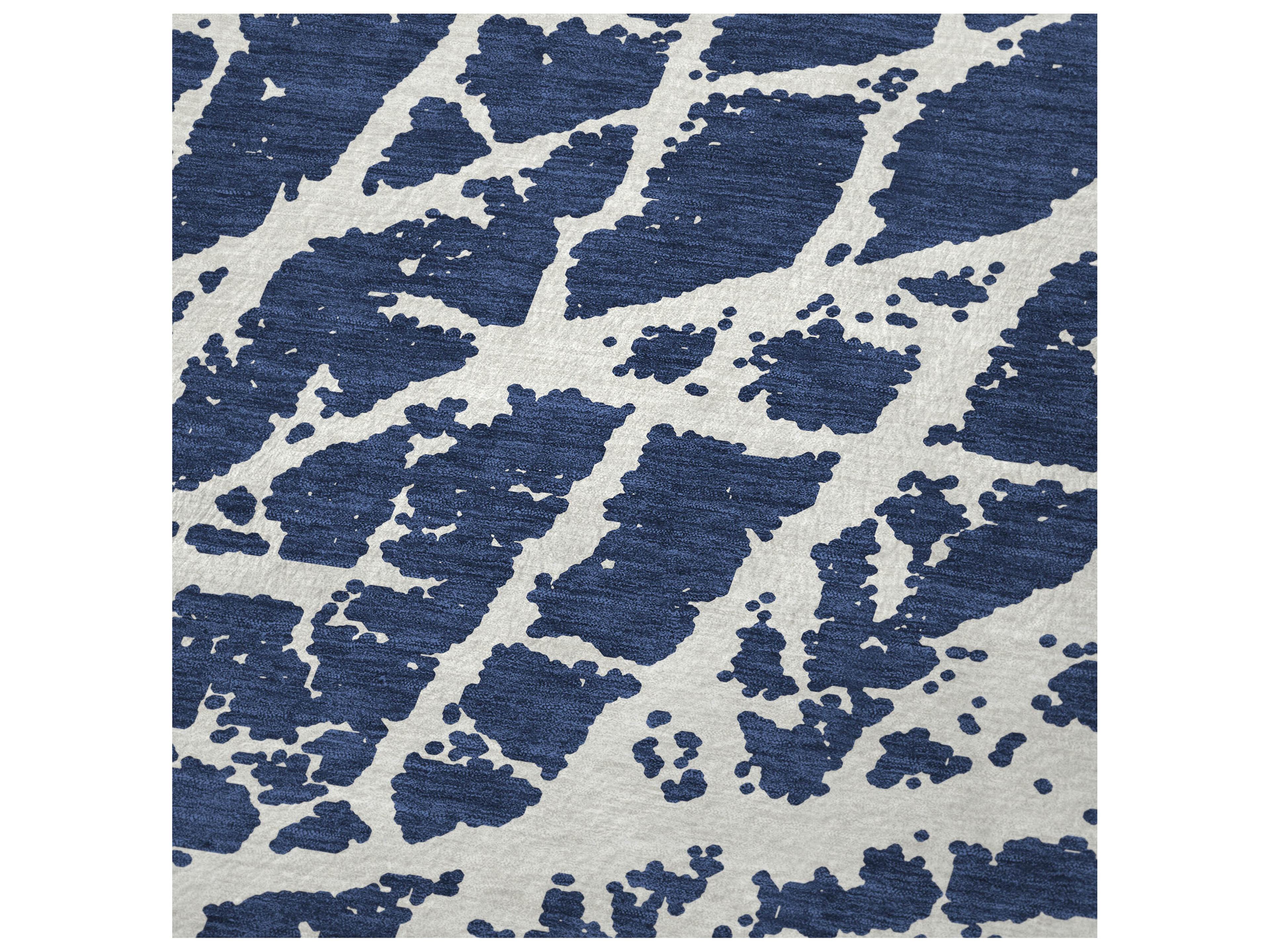 Dalyn Sherpa Blue Polyester Throw