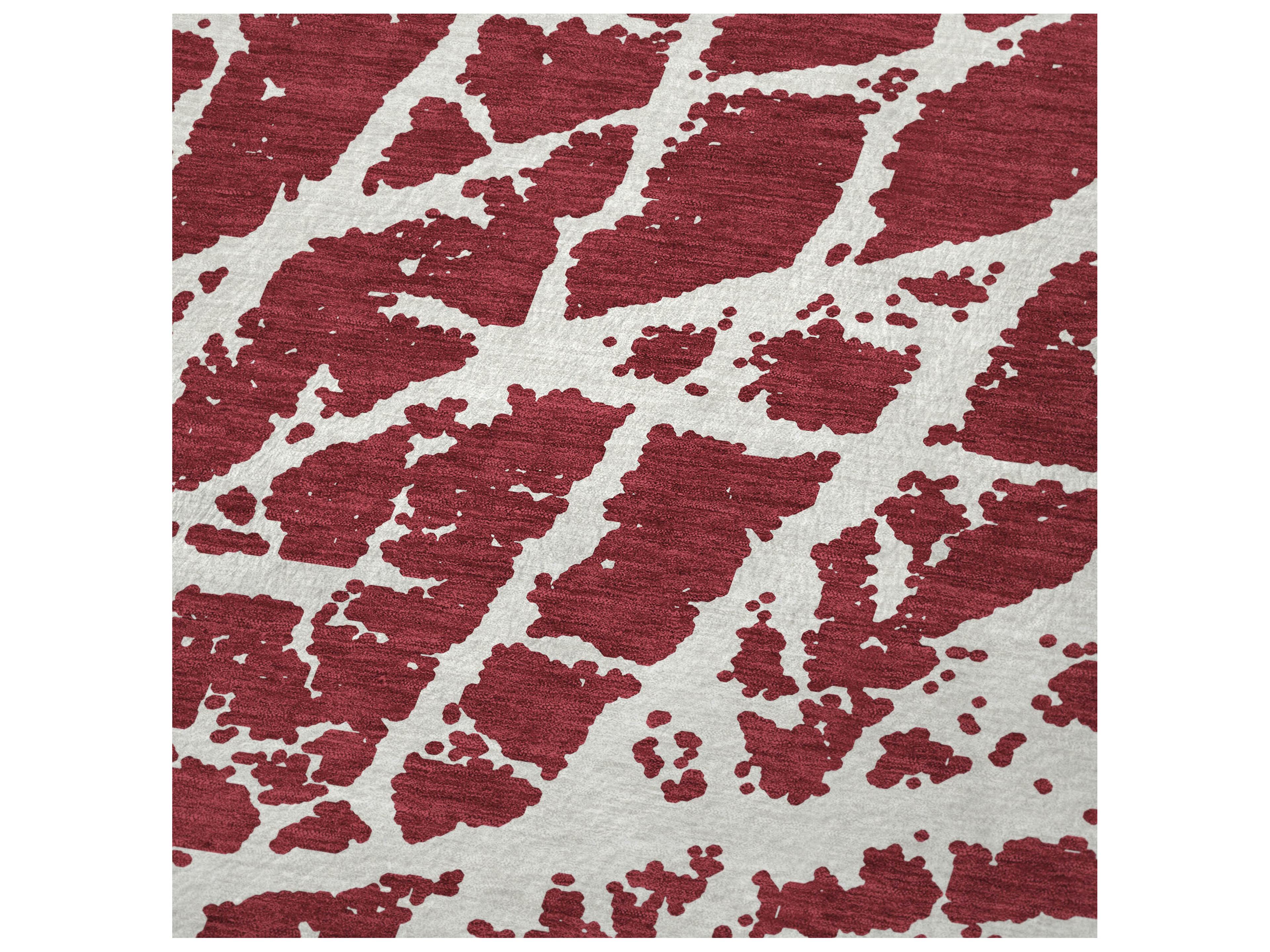 Dalyn Sherpa Red Polyester Throw