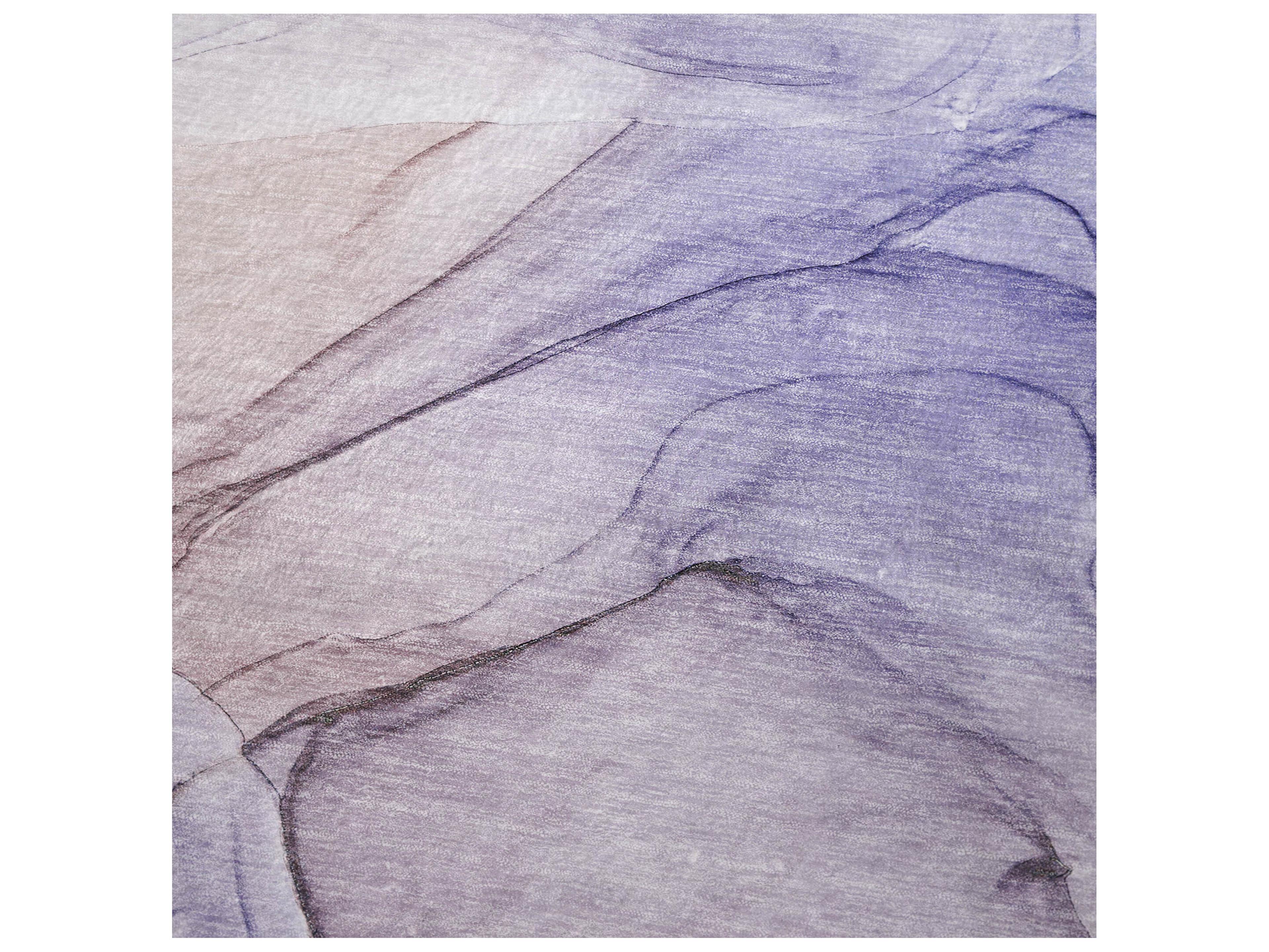 Dalyn Sherpa Purple Polyester Throw