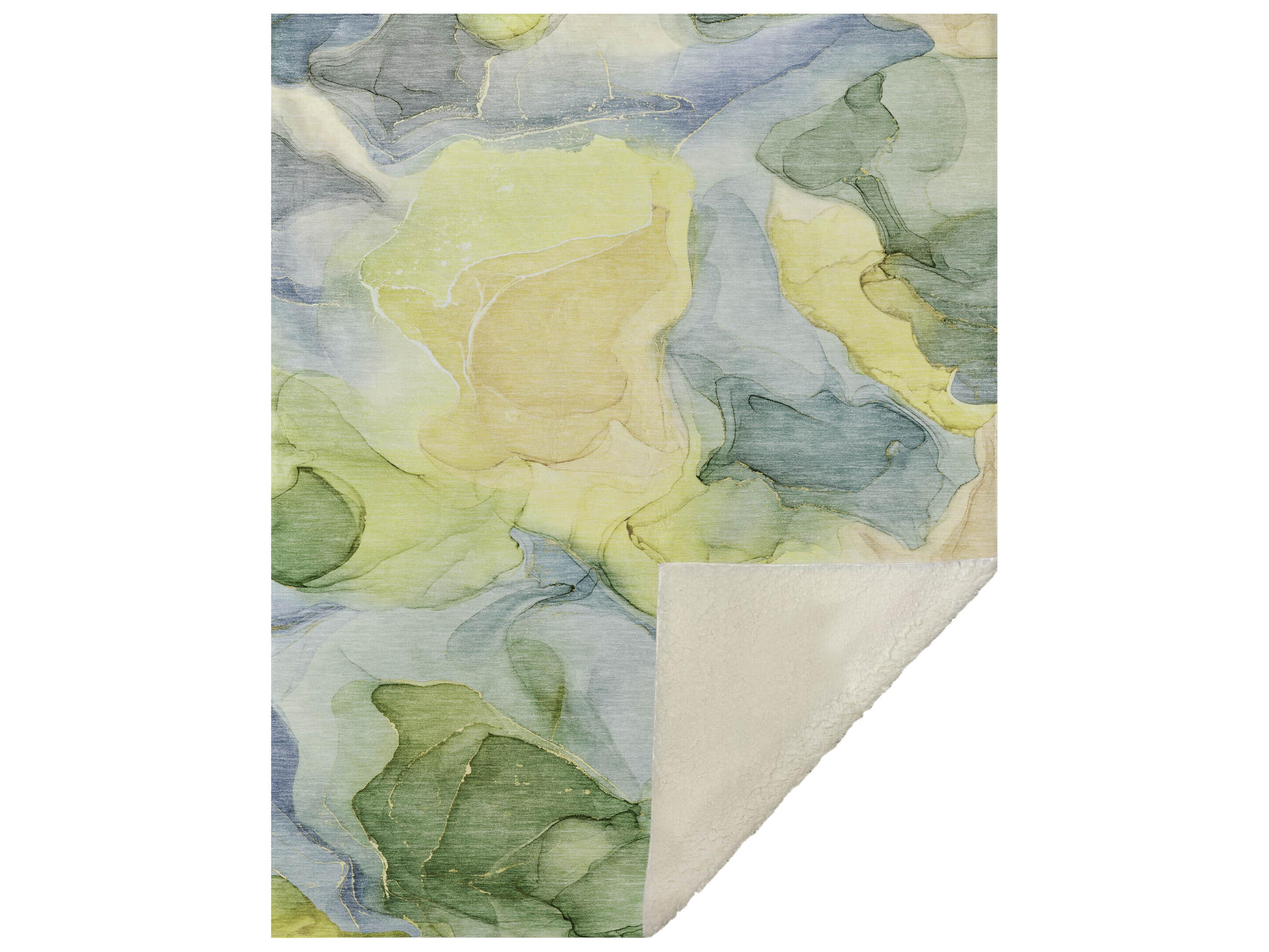 Dalyn Sherpa Gold Polyester Throw