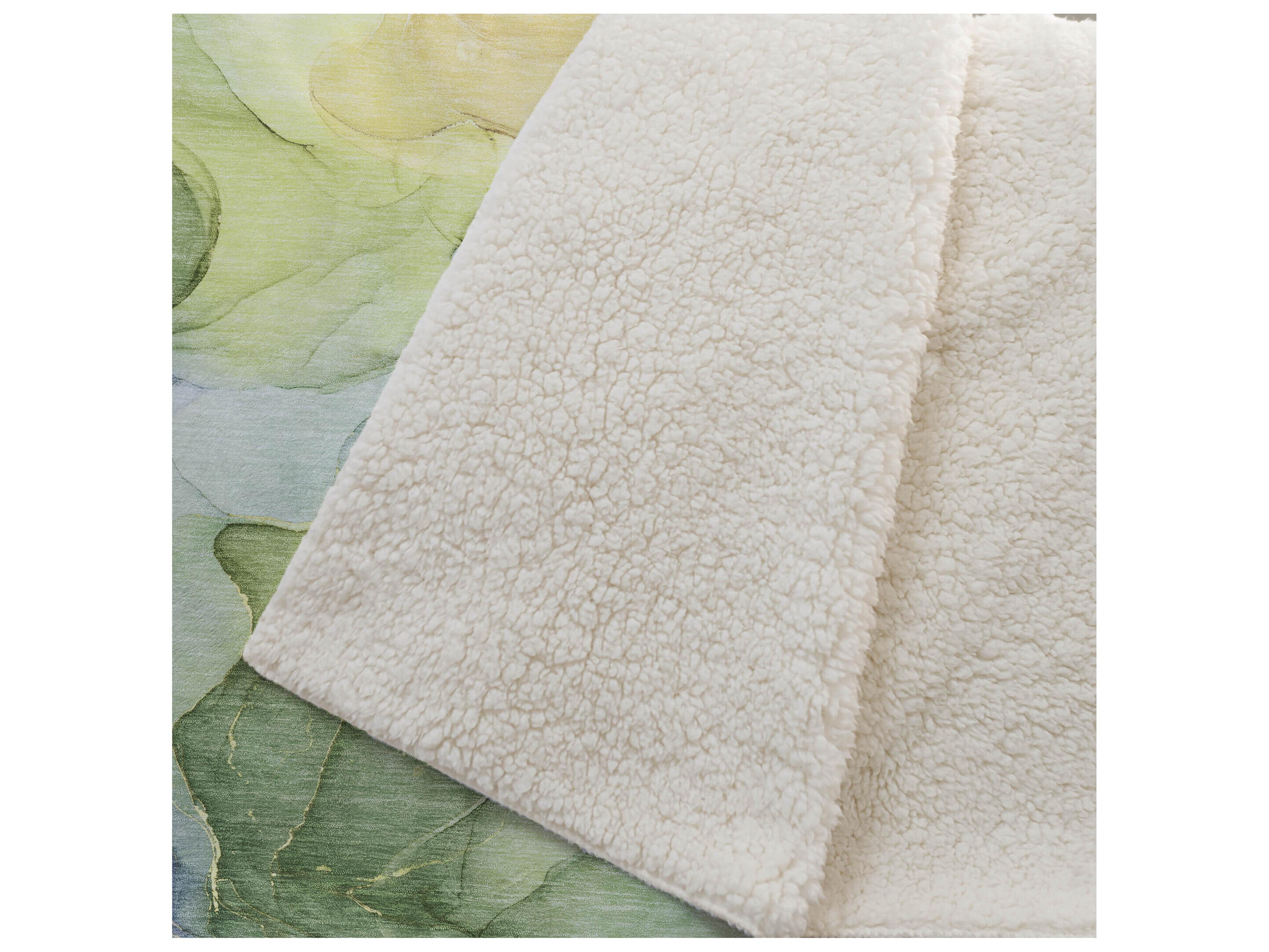 Dalyn Sherpa Gold Polyester Throw