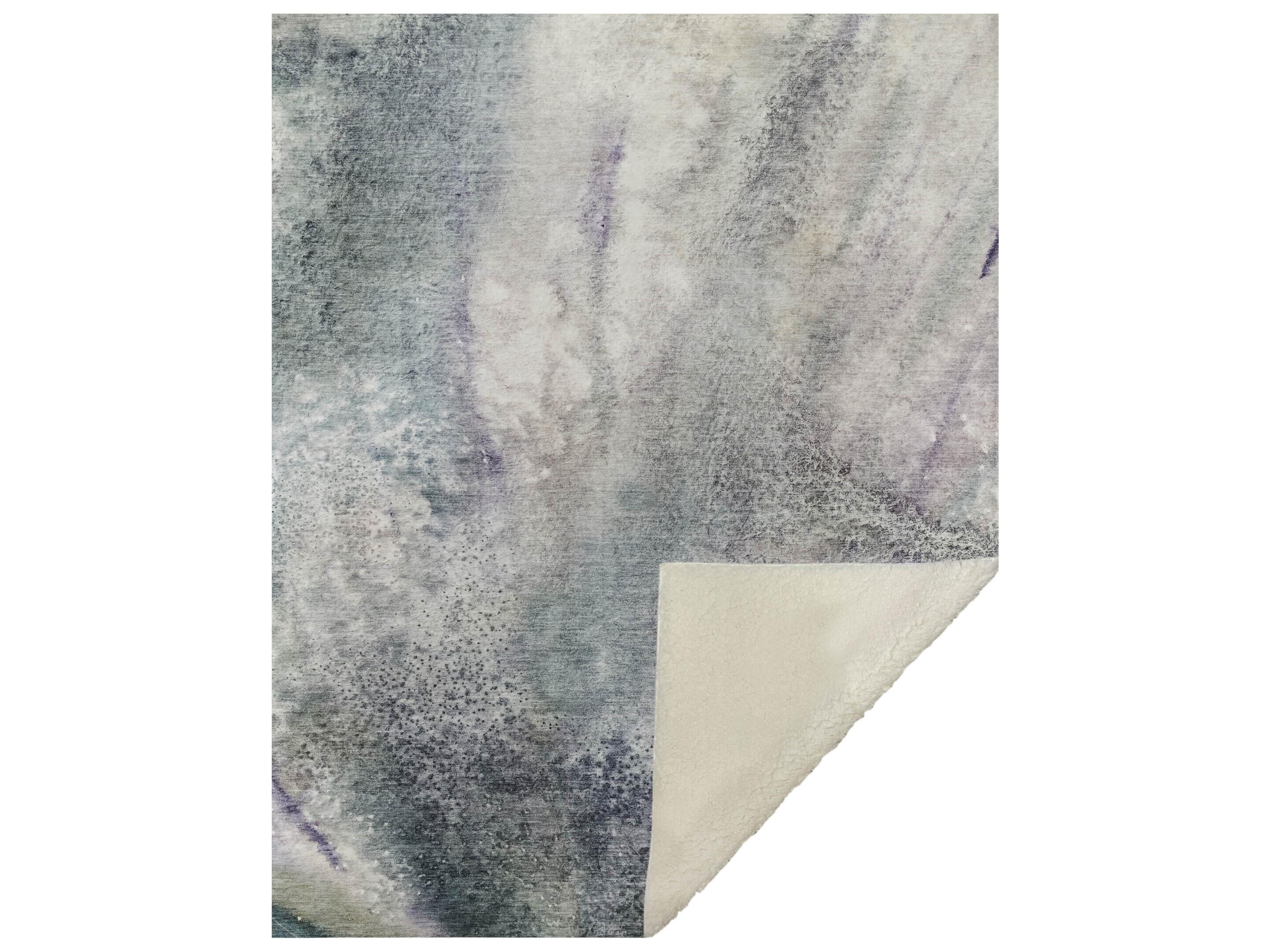 Sherpa Ivory Polyester Throw