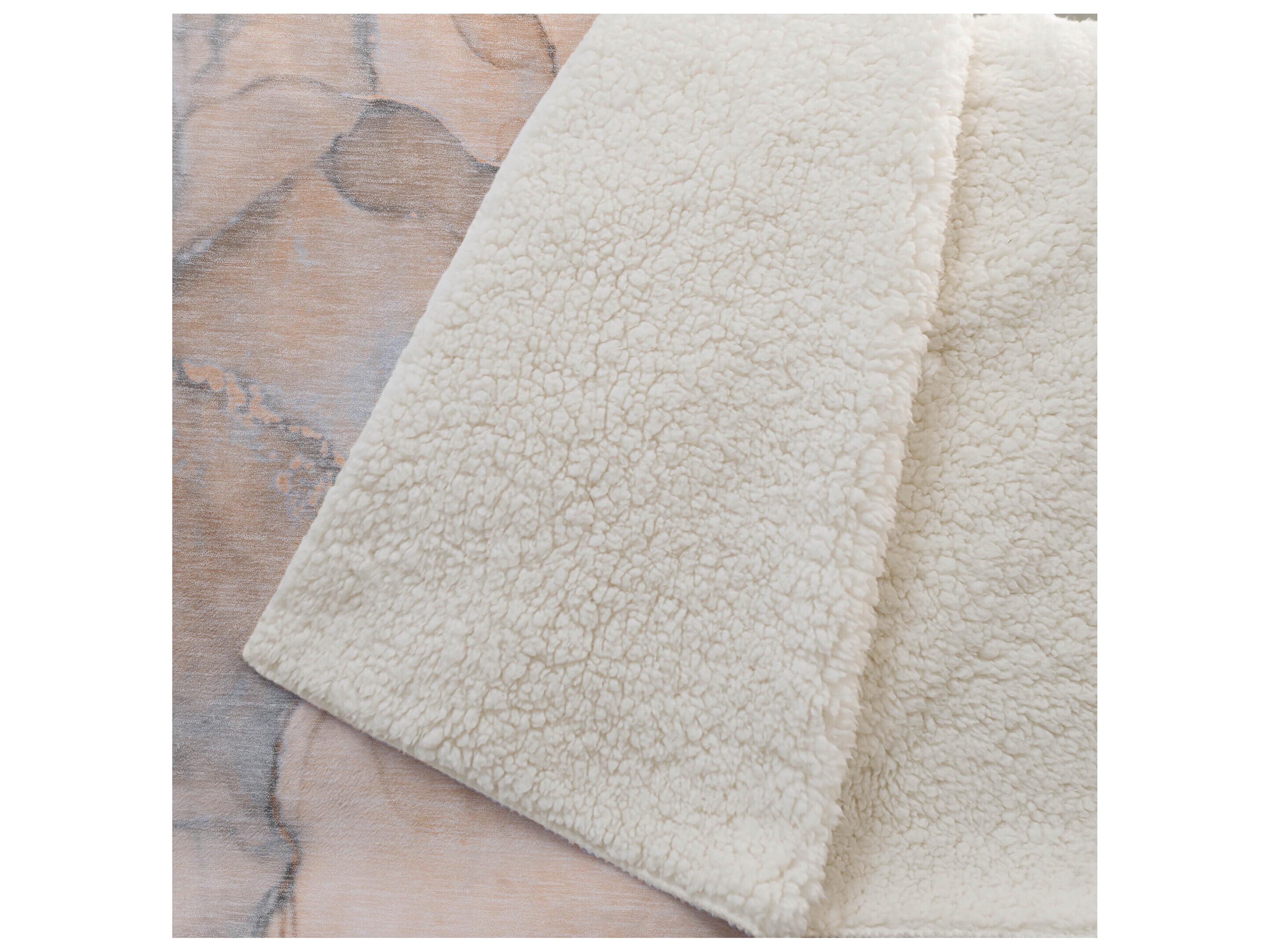 Dalyn Sherpa Orange Polyester Throw