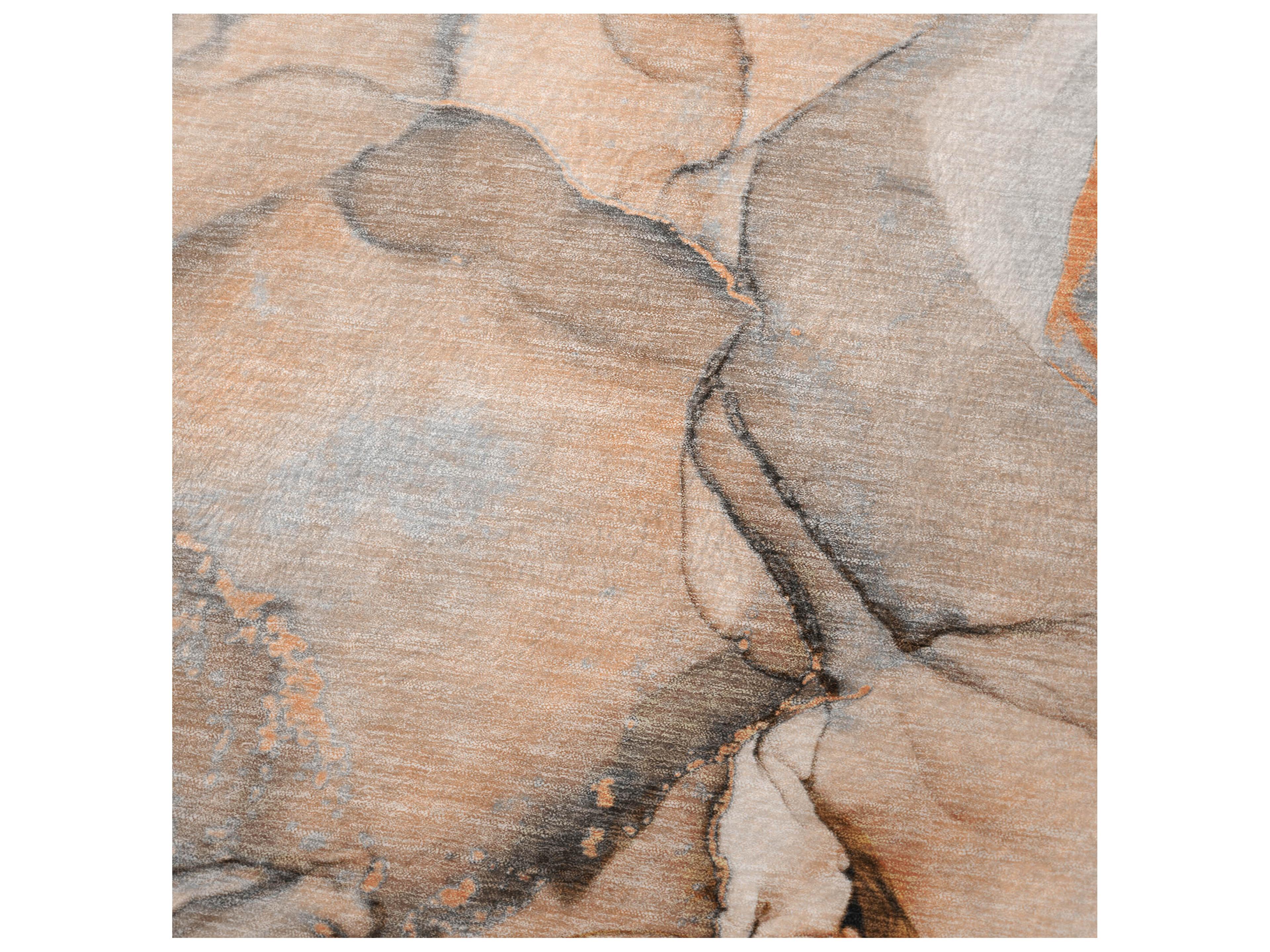 Dalyn Sherpa Orange Polyester Throw