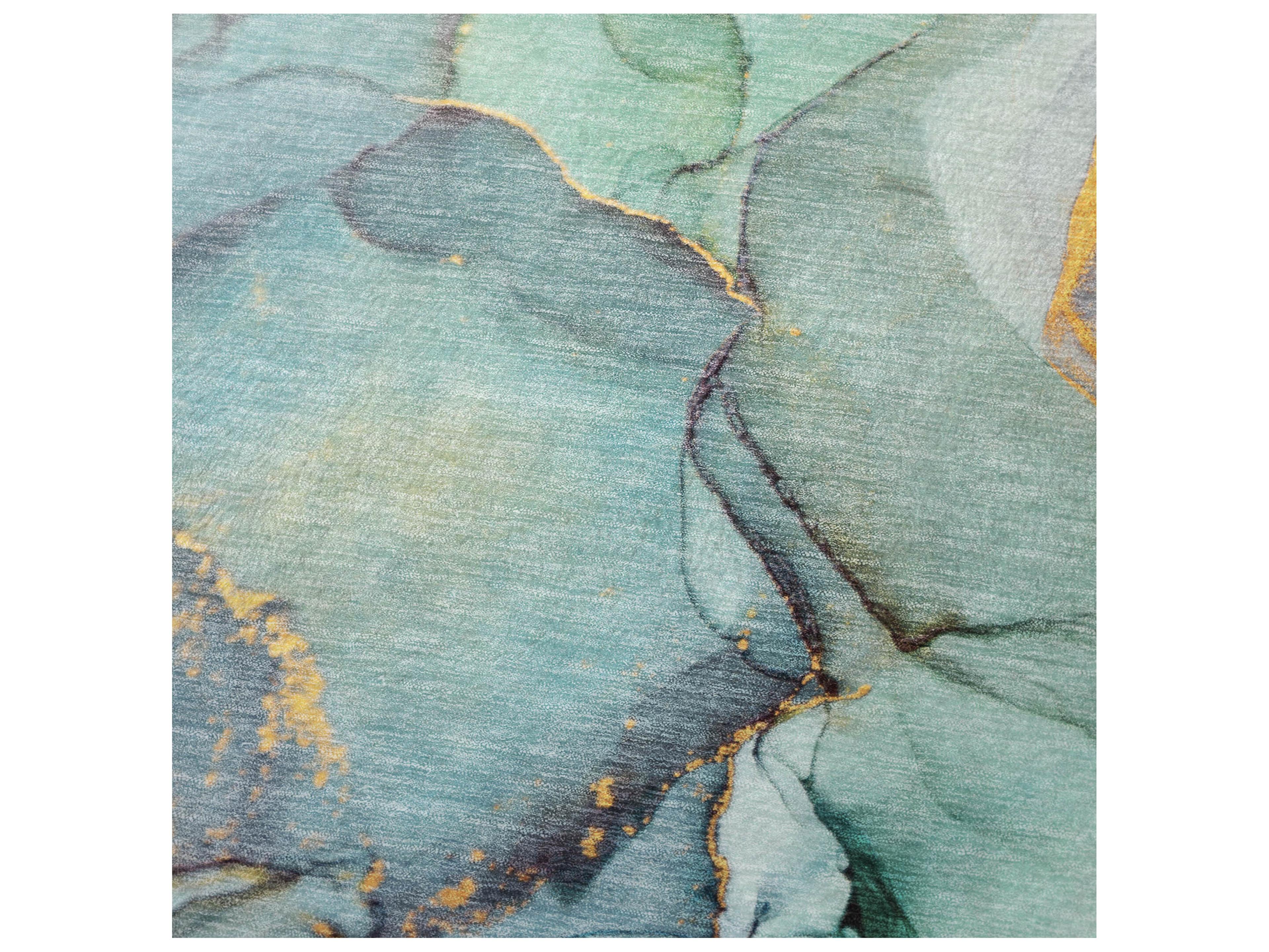 Dalyn Sherpa Teal Polyester Throw