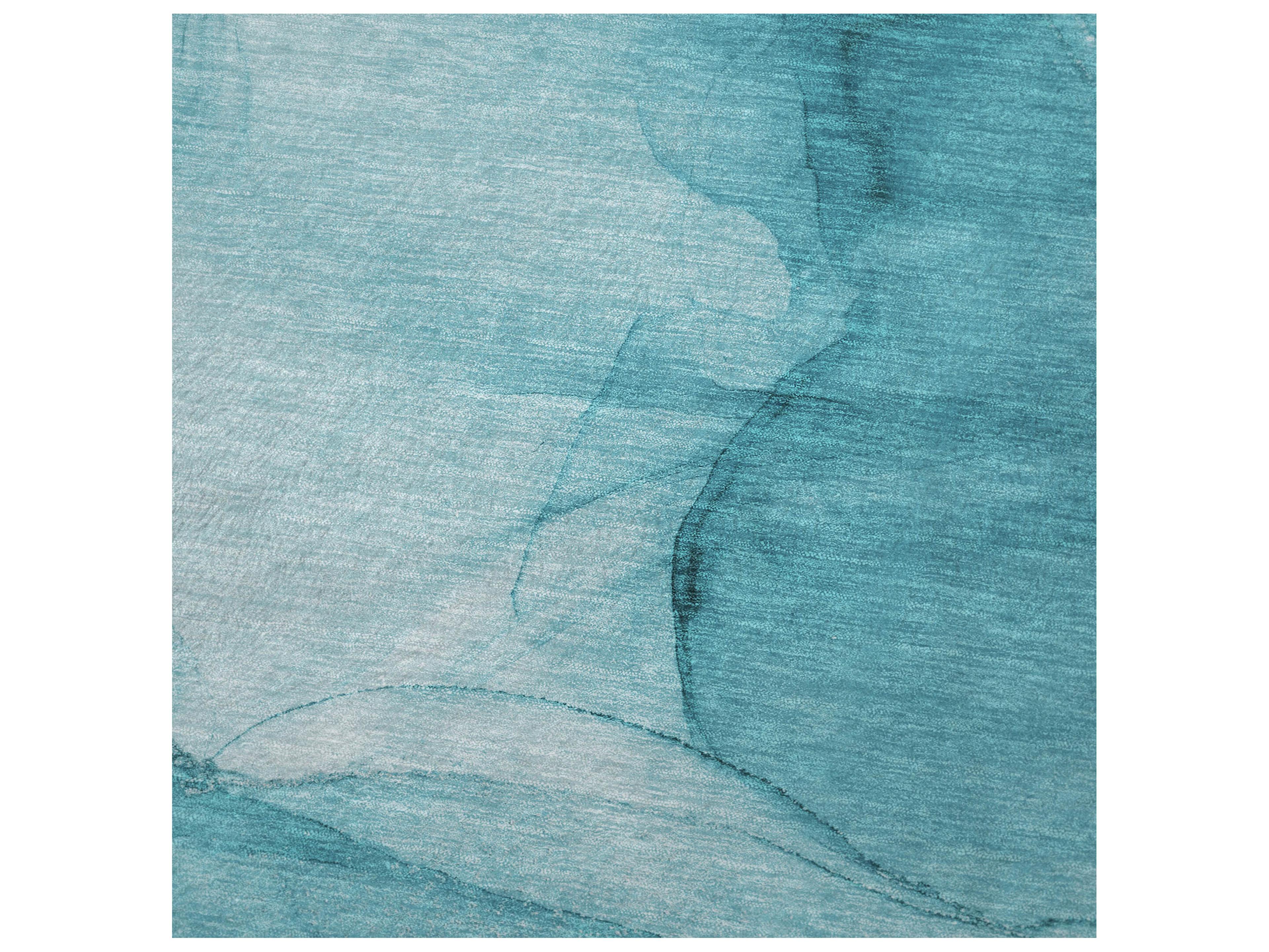 Dalyn Sherpa Teal Polyester Throw