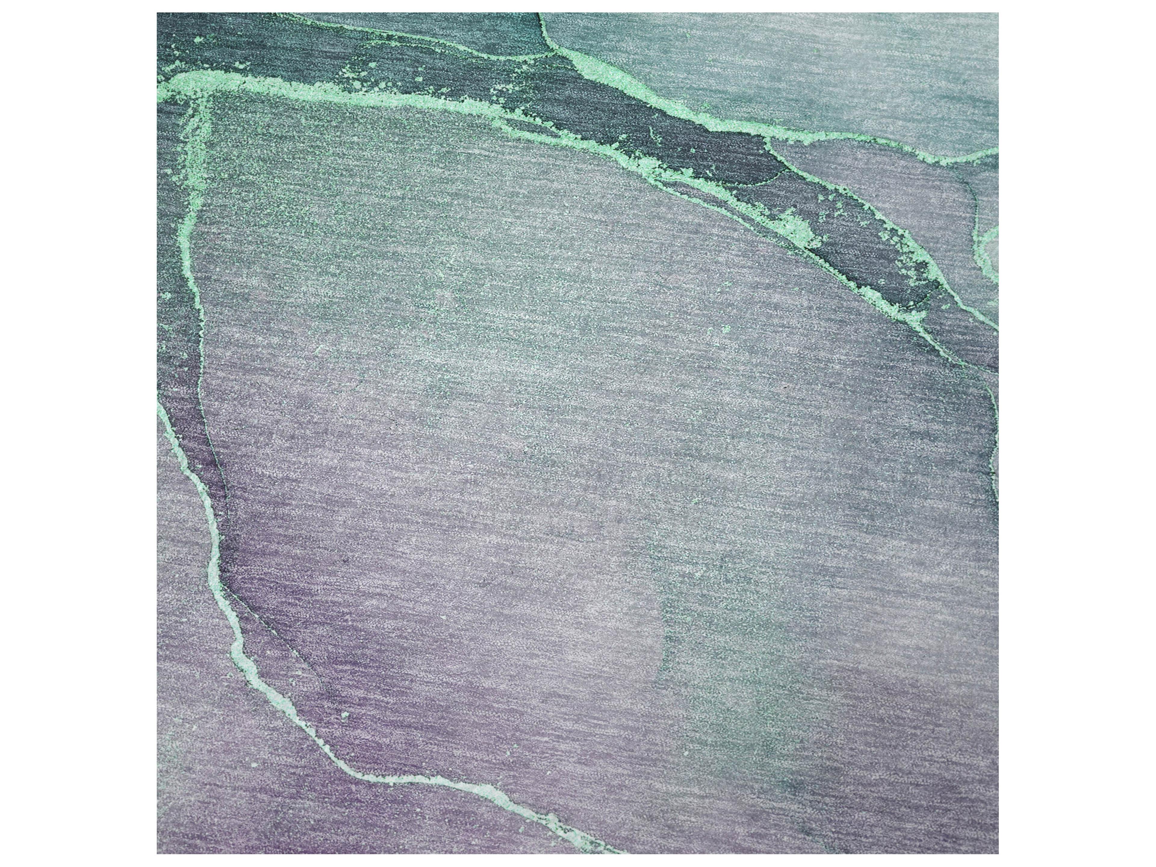 Dalyn Sherpa Green Polyester Throw