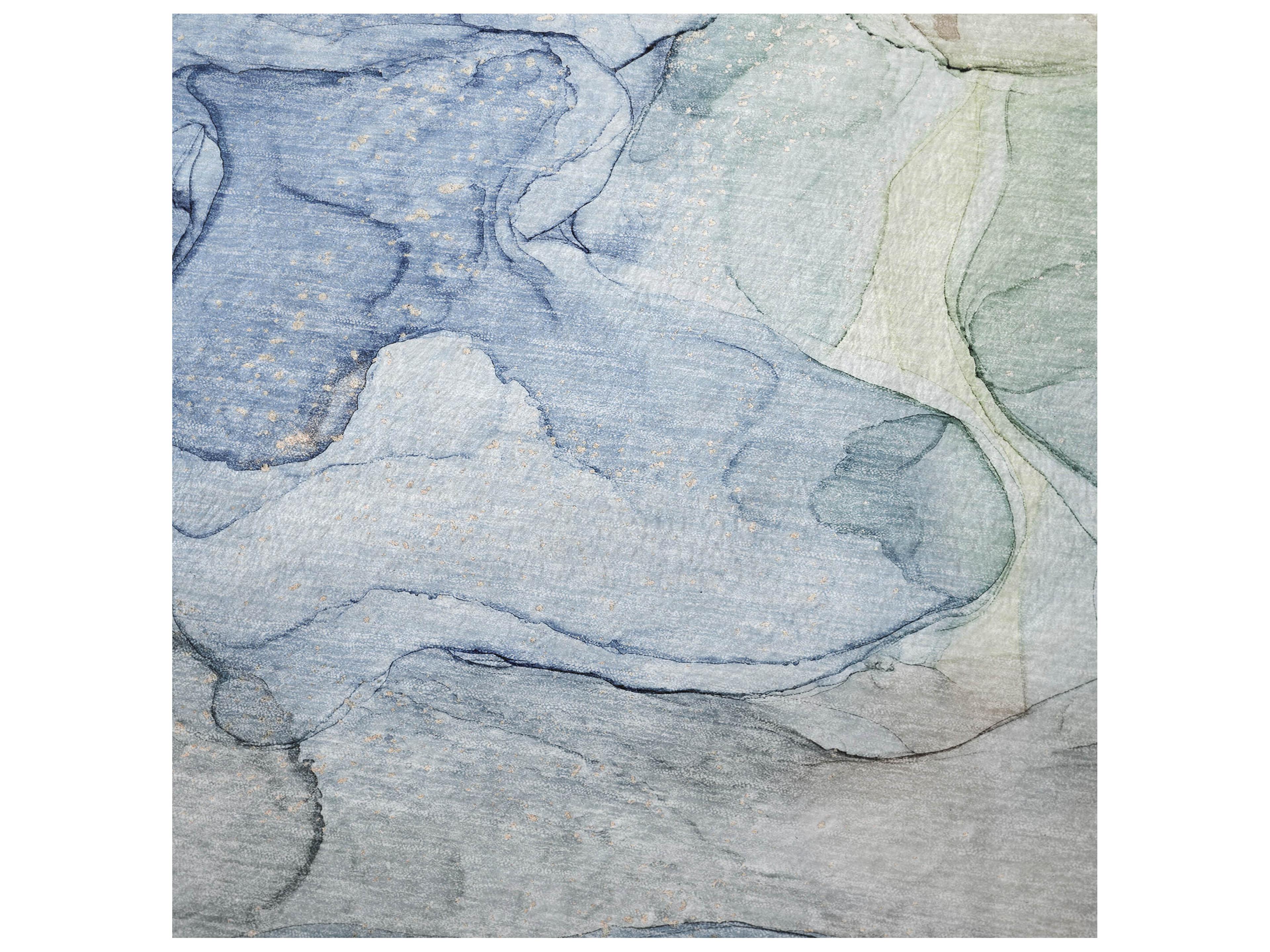 Dalyn Sherpa Blue Polyester Throw