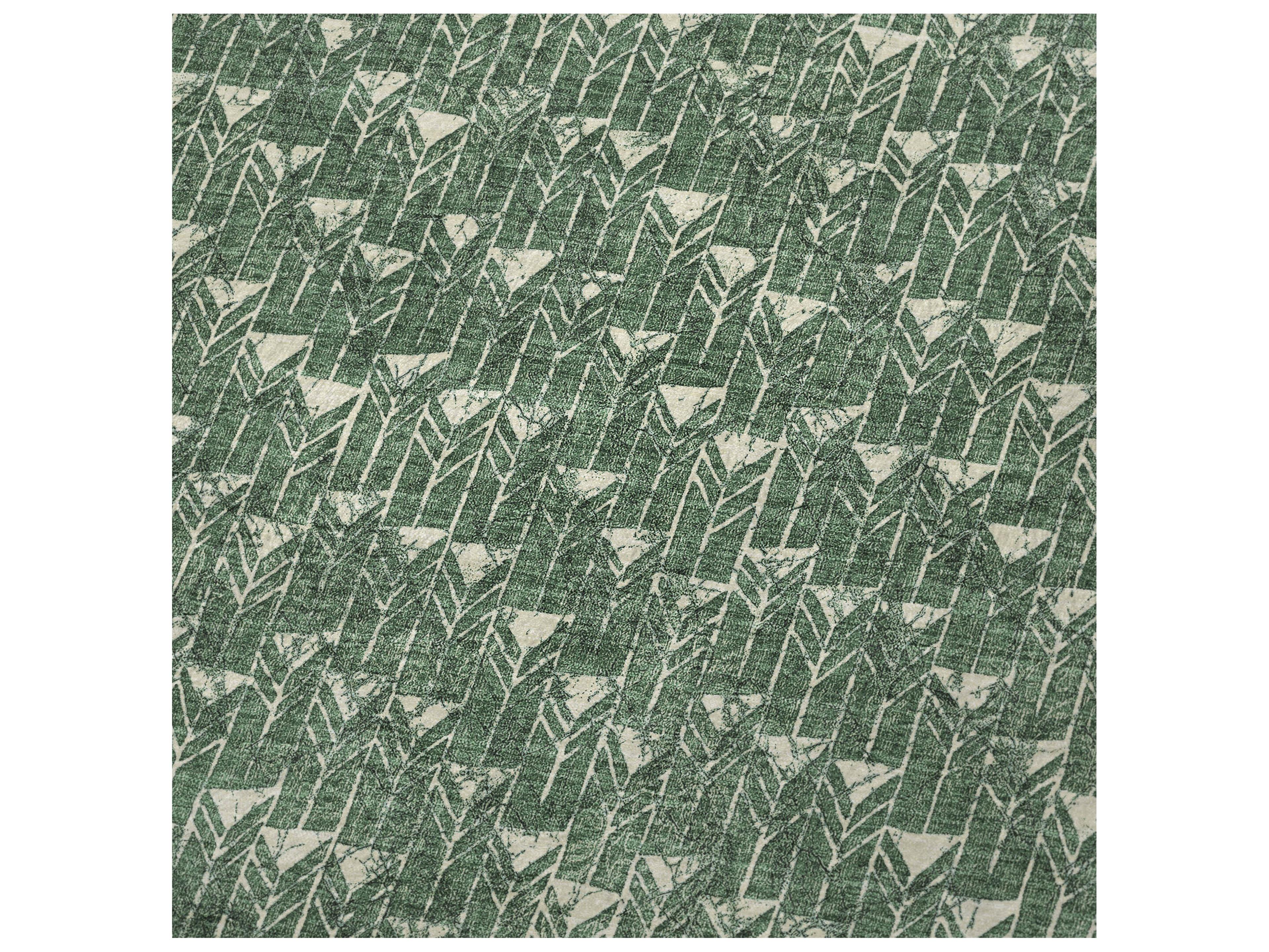 Dalyn Sherpa Green Polyester Throw