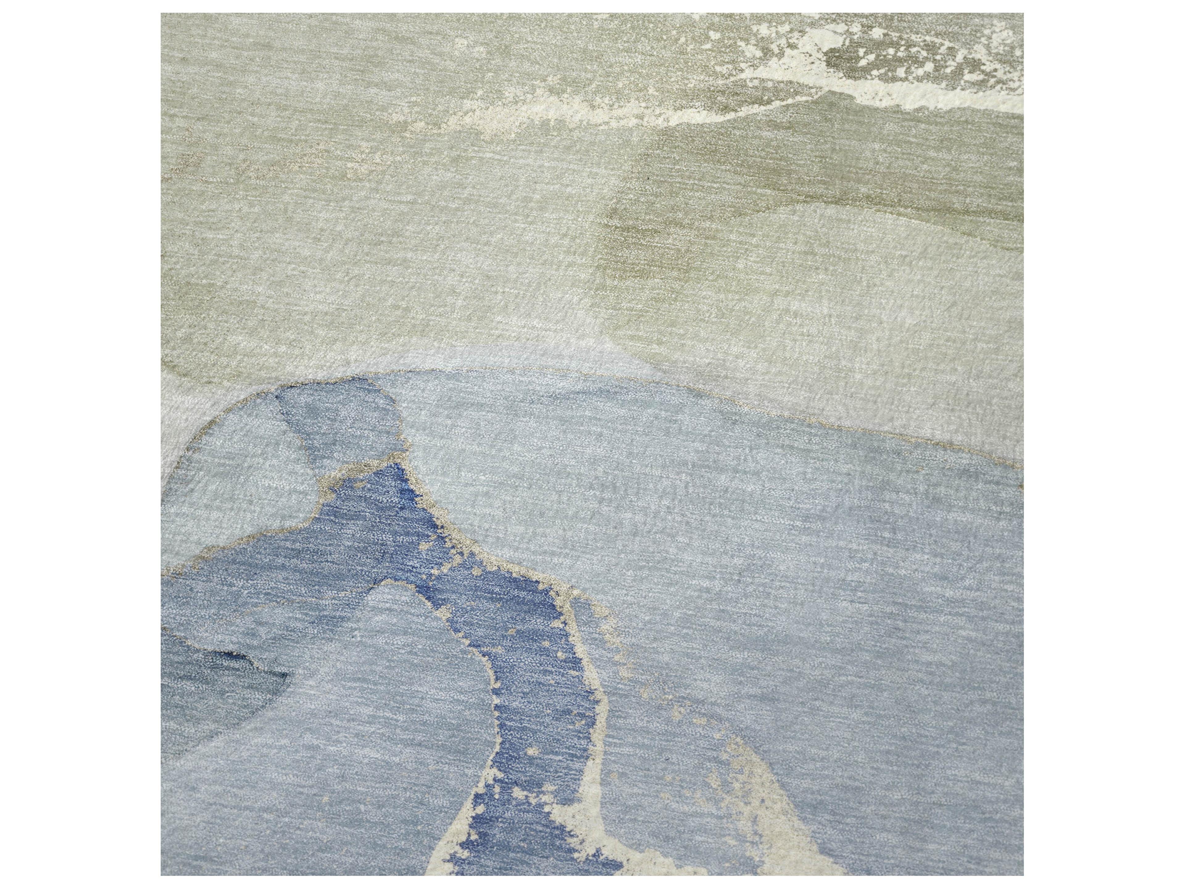 Dalyn Sherpa Blue Polyester Throw