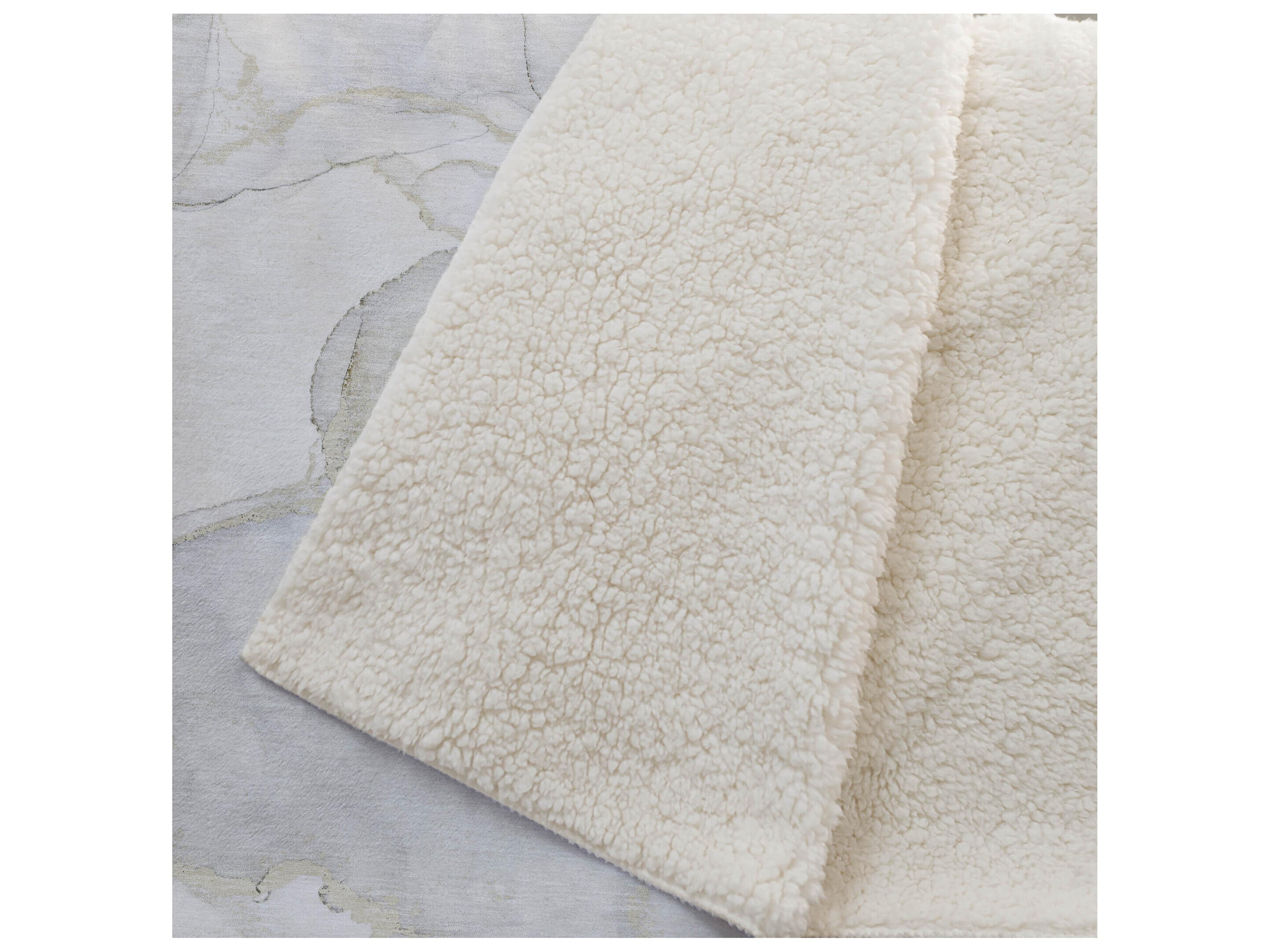 Dalyn Sherpa Brown Polyester Throw