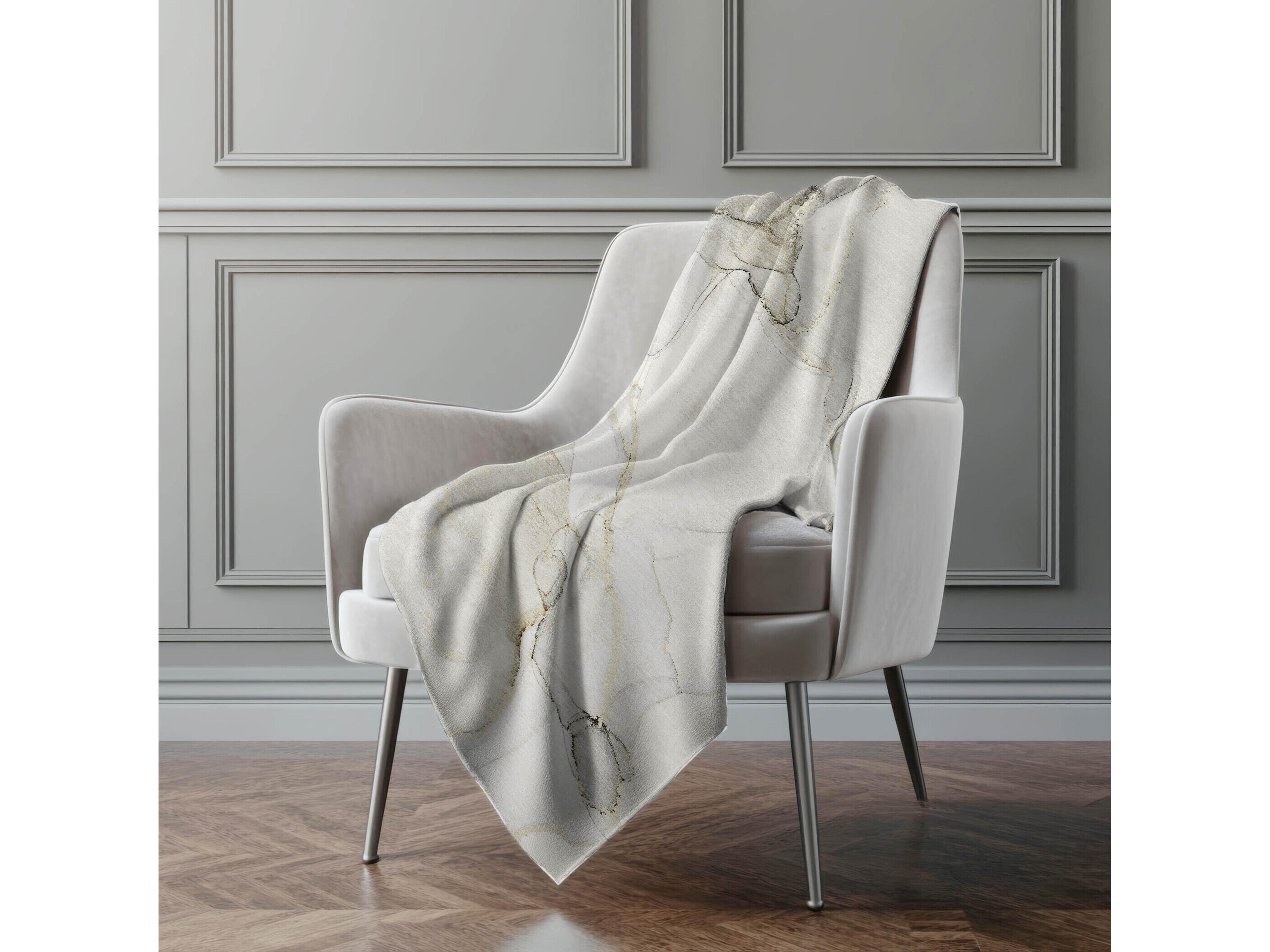 Dalyn Sherpa Brown Polyester Throw