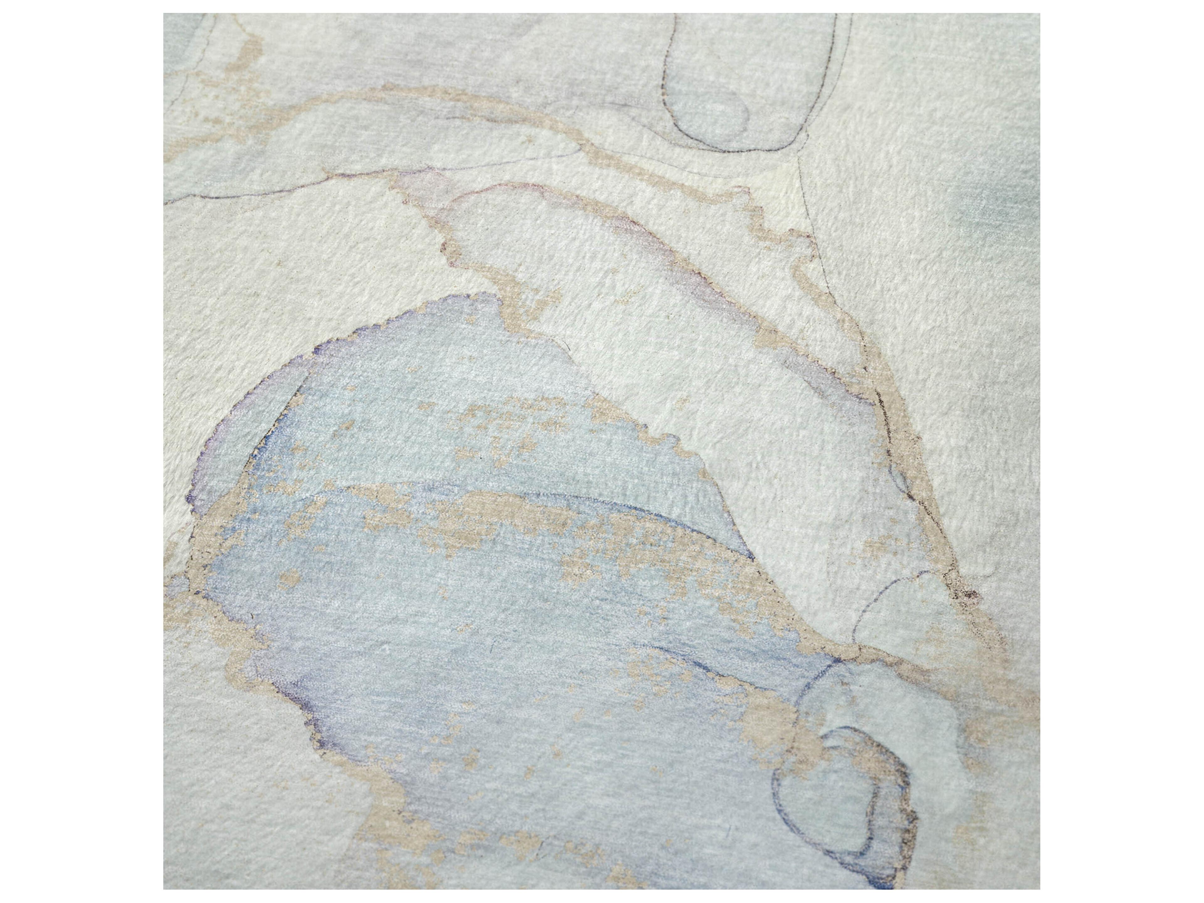 Dalyn Sherpa Blue Polyester Throw