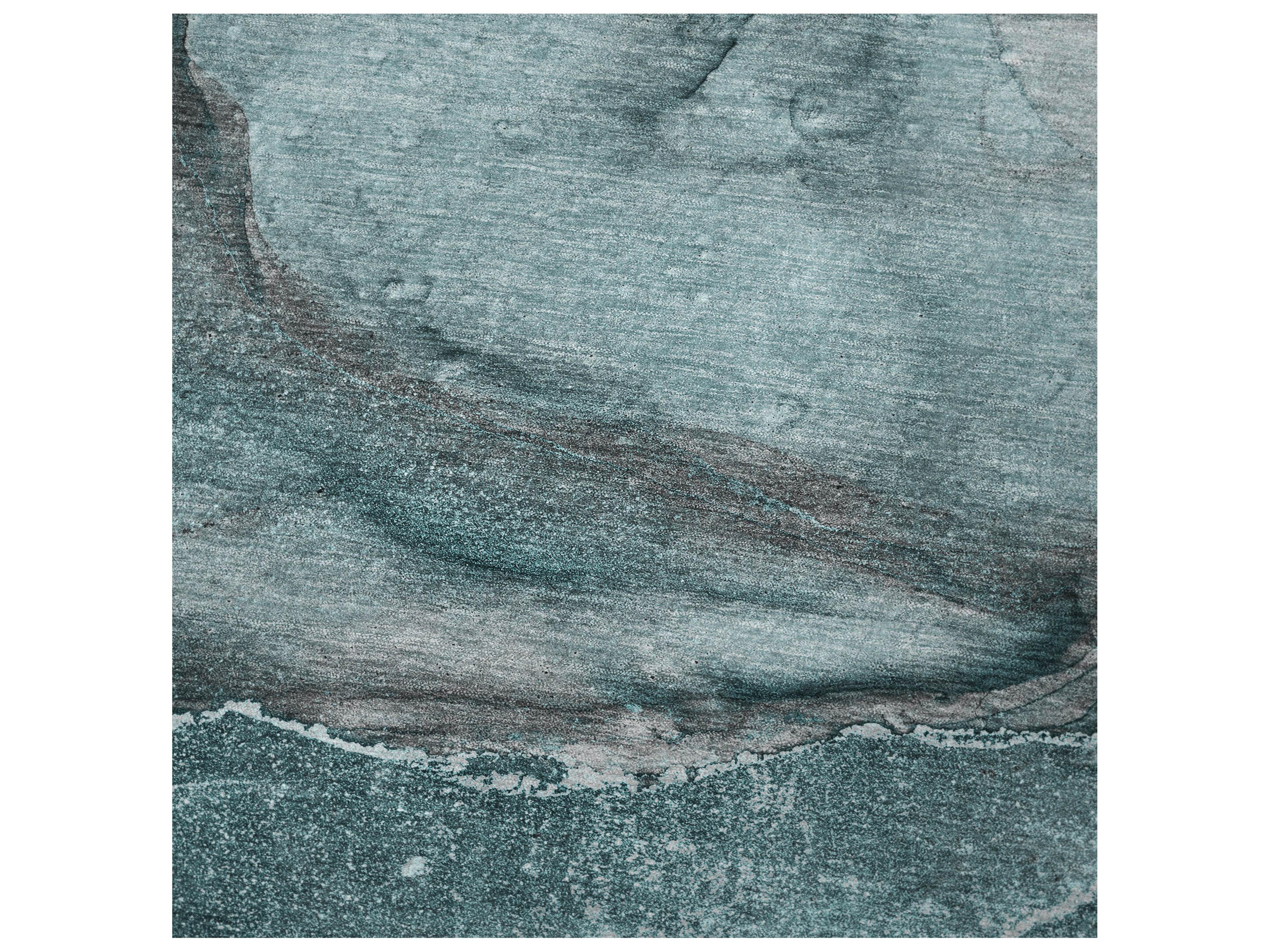 Dalyn Sherpa Teal Polyester Throw