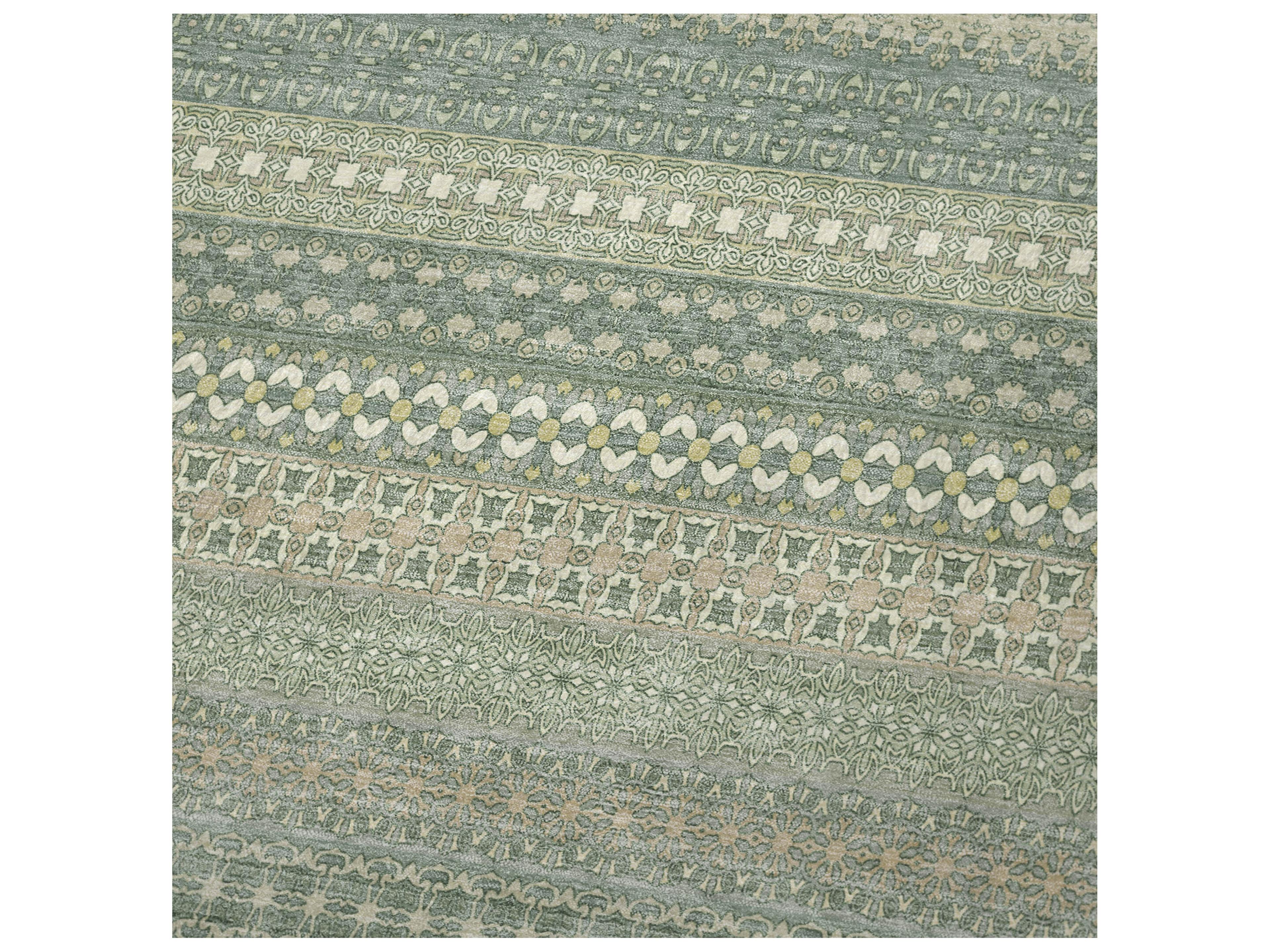 Dalyn Sherpa Green Polyester Throw