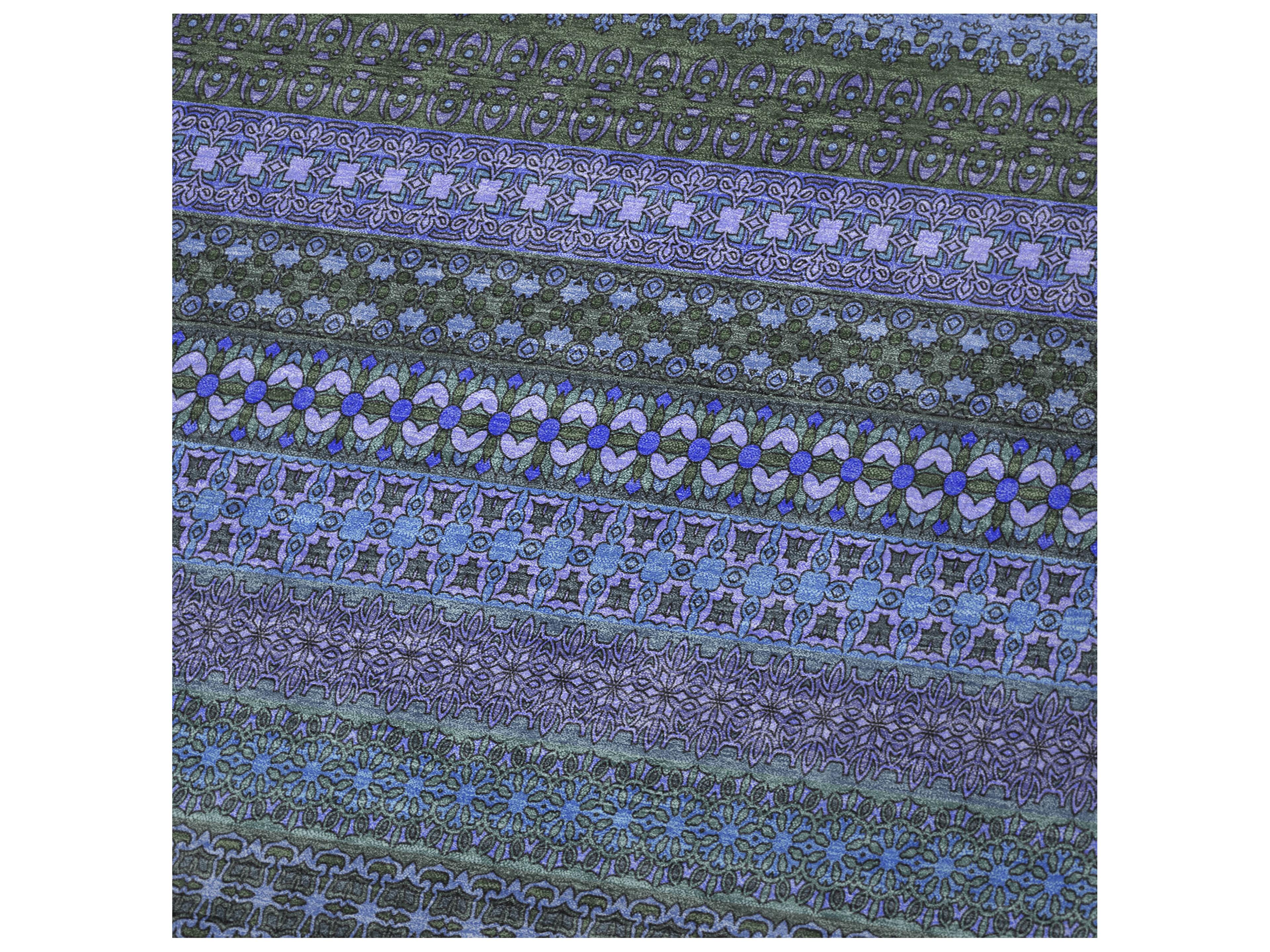 Dalyn Sherpa Blue Polyester Throw