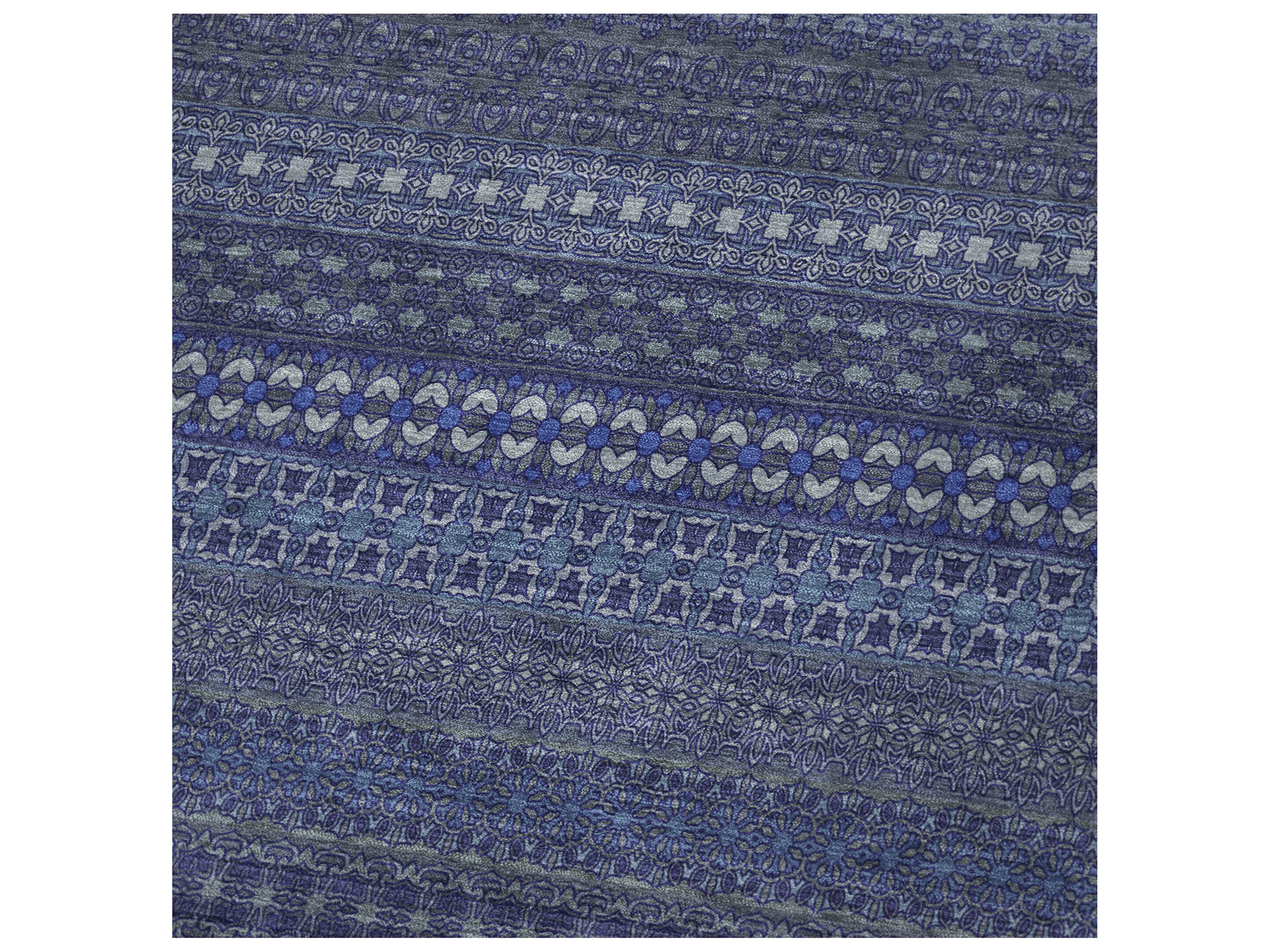 Dalyn Sherpa Blue Polyester Throw