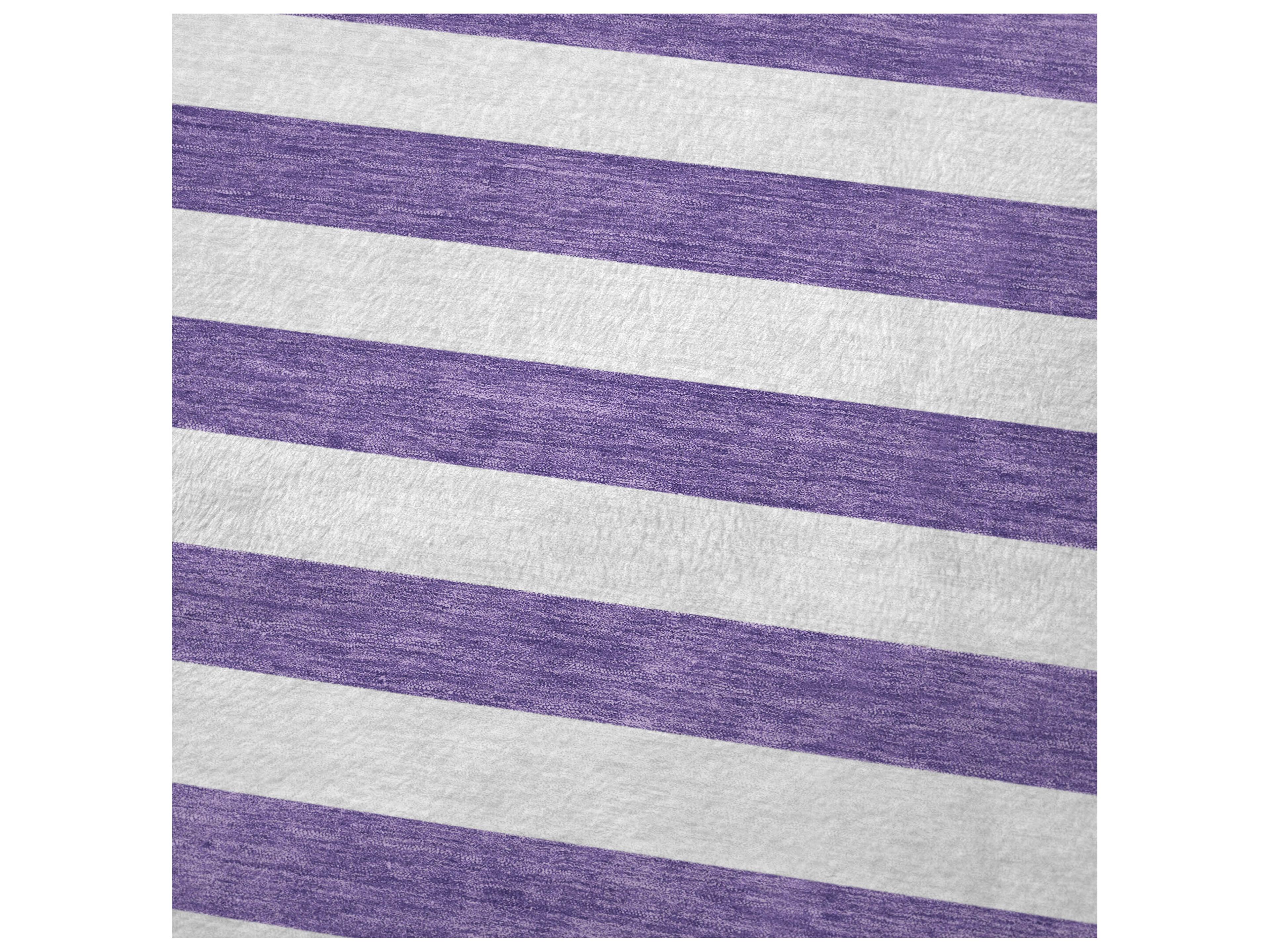 Dalyn Sherpa Purple Polyester Throw