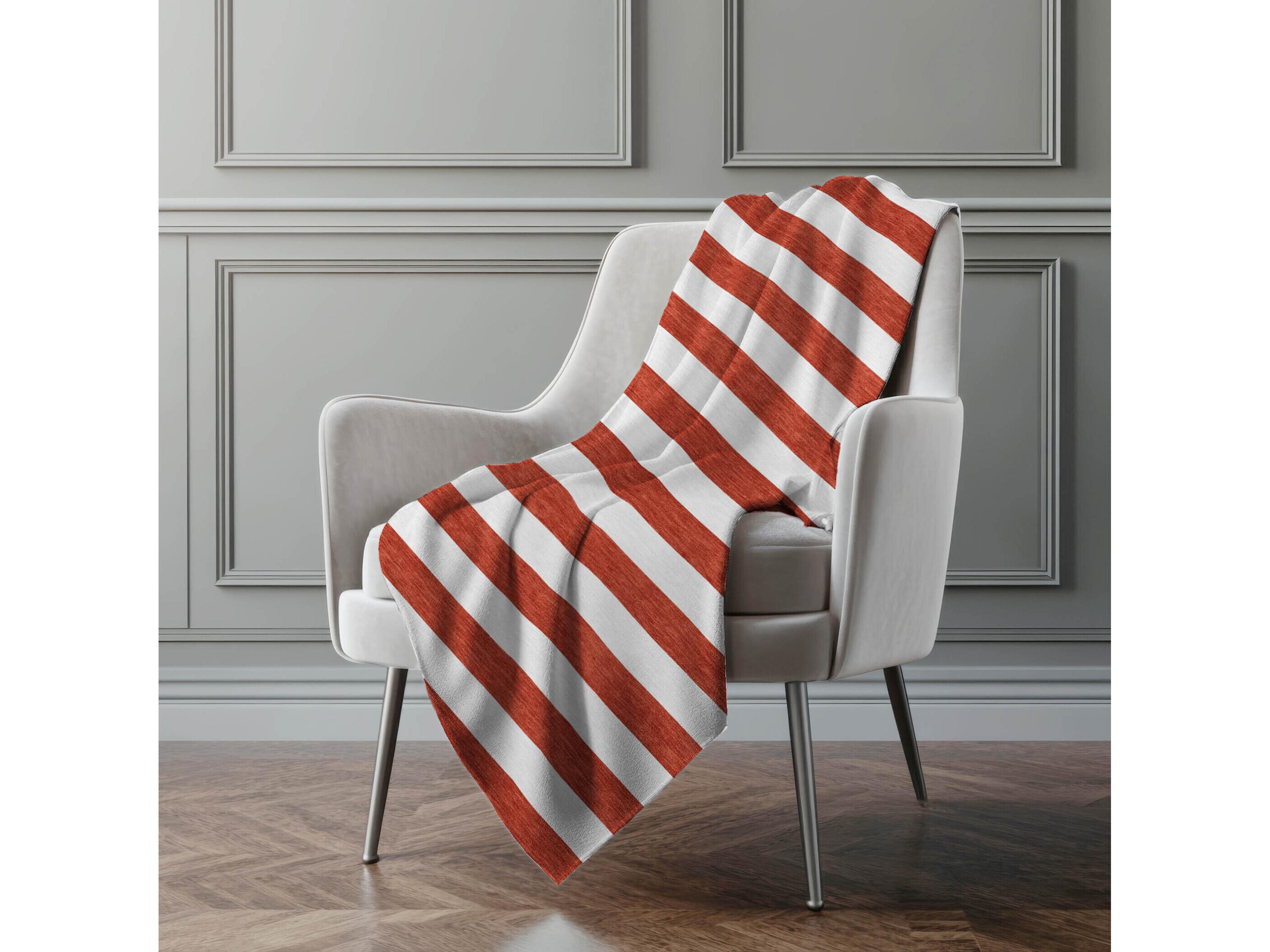 Dalyn Sherpa Red Polyester Throw