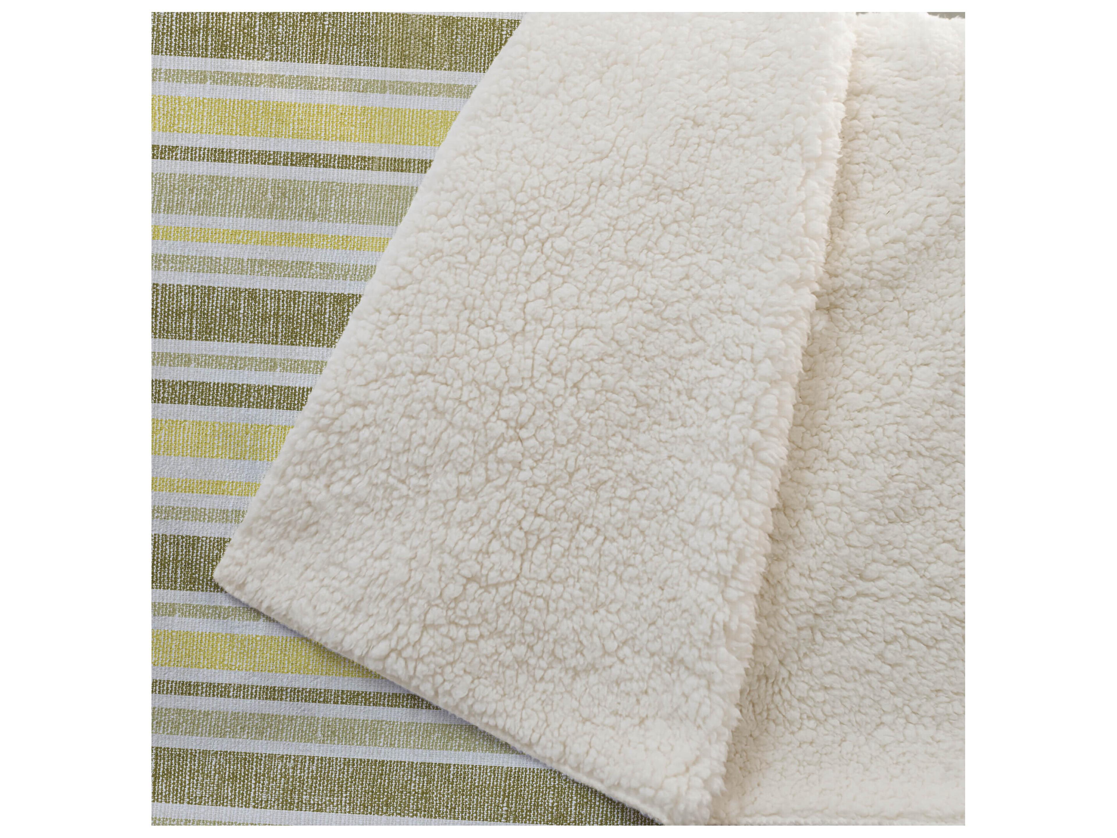 Dalyn Sherpa Brown Polyester Throw