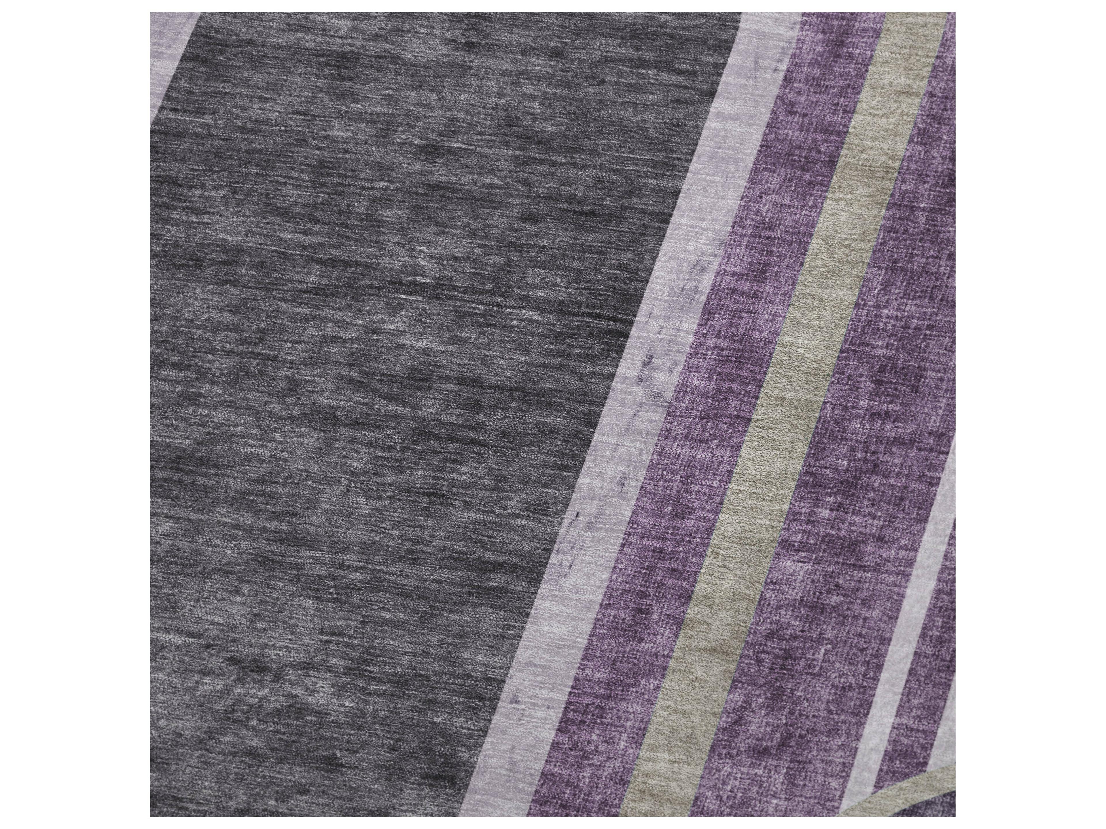 Dalyn Sherpa Purple Polyester Throw