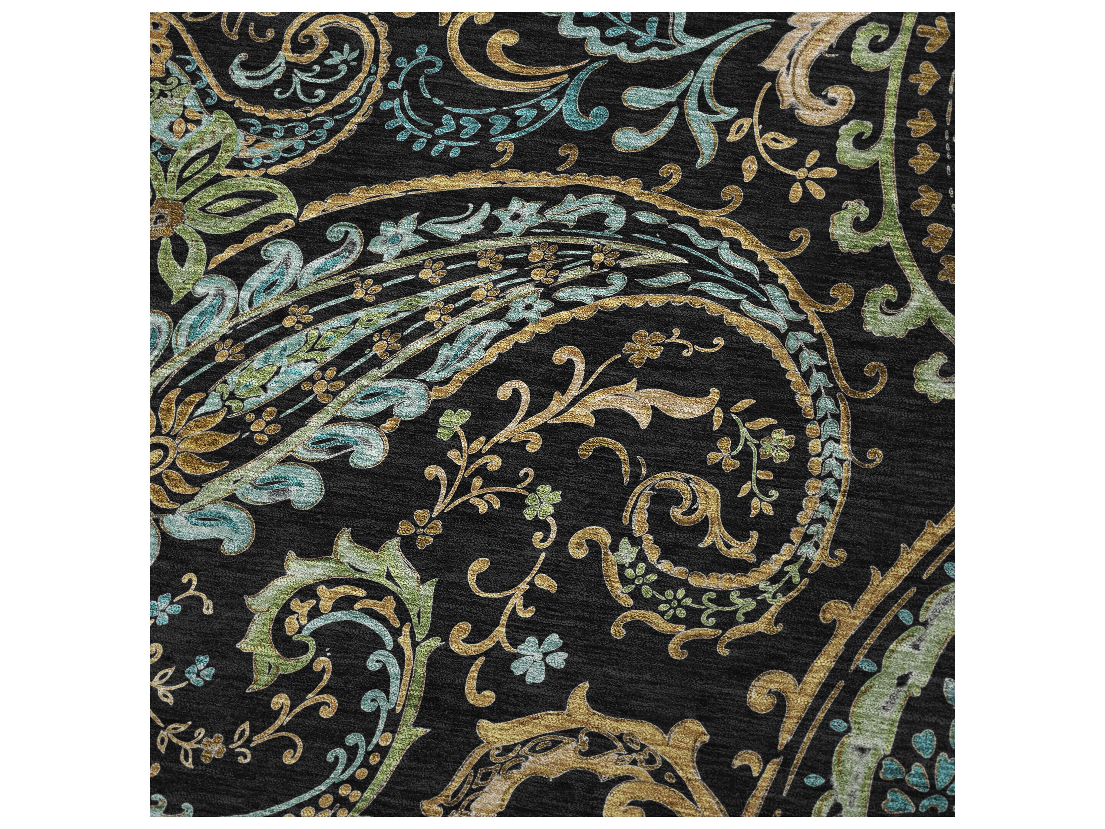 Dalyn Sherpa Black Polyester Throw