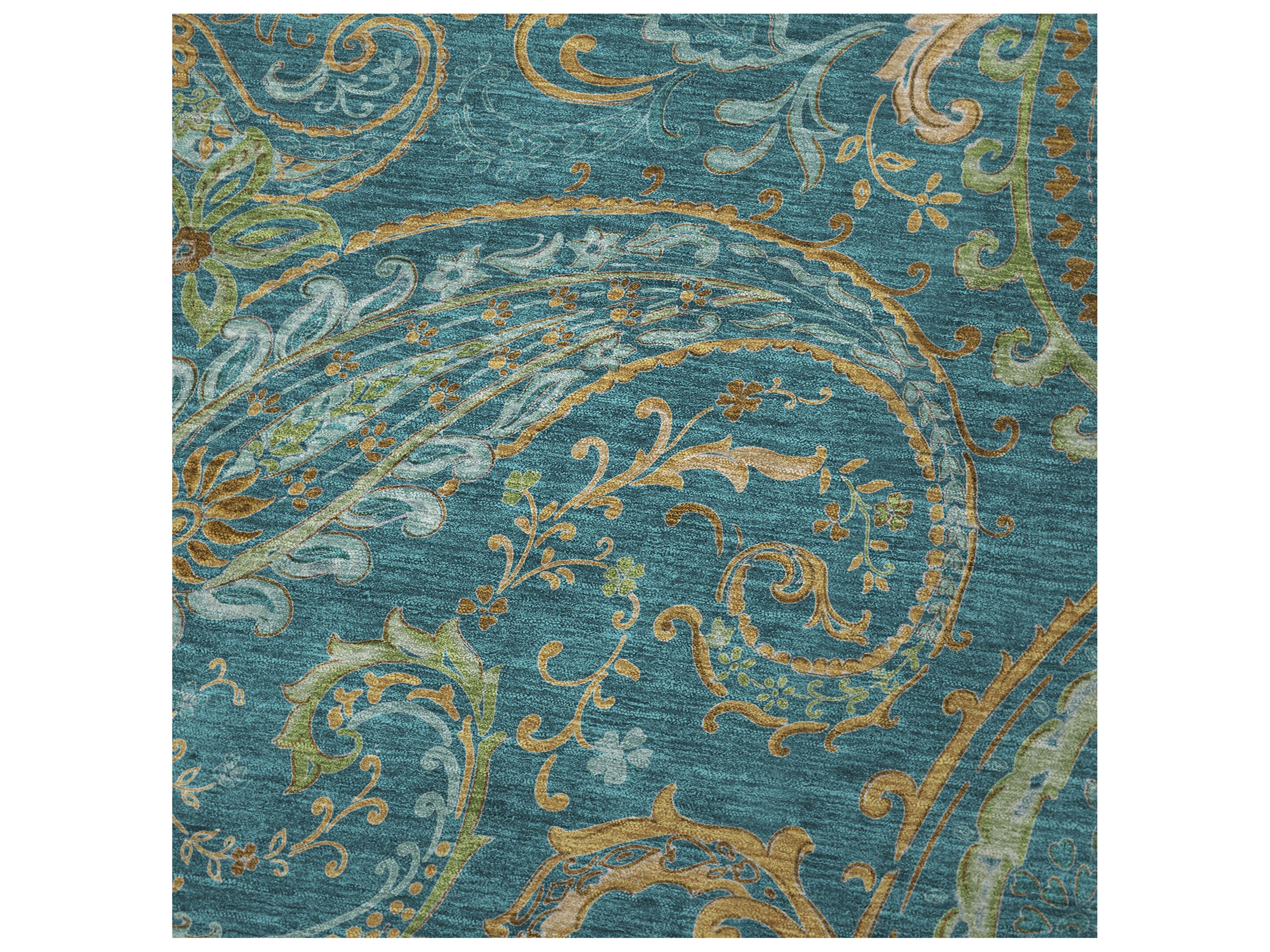 Dalyn Sherpa Teal Polyester Throw
