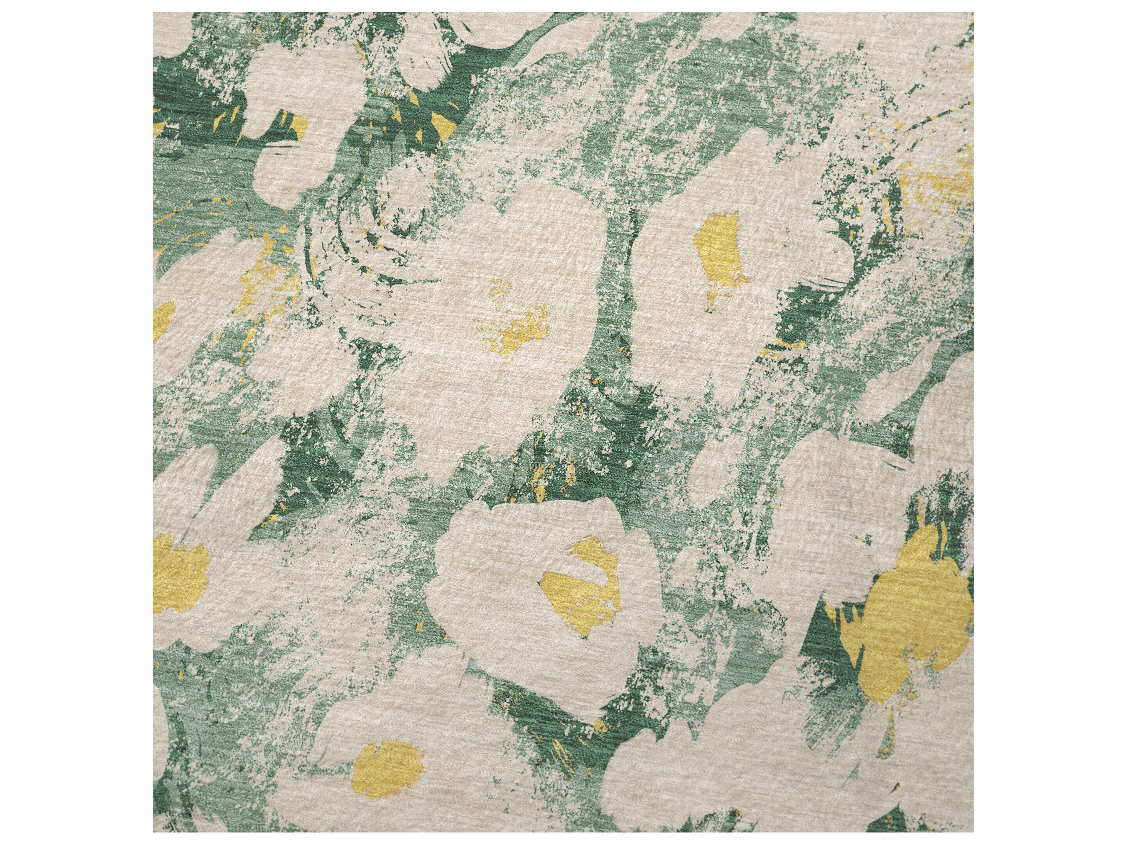 Dalyn Sherpa Green Polyester Throw