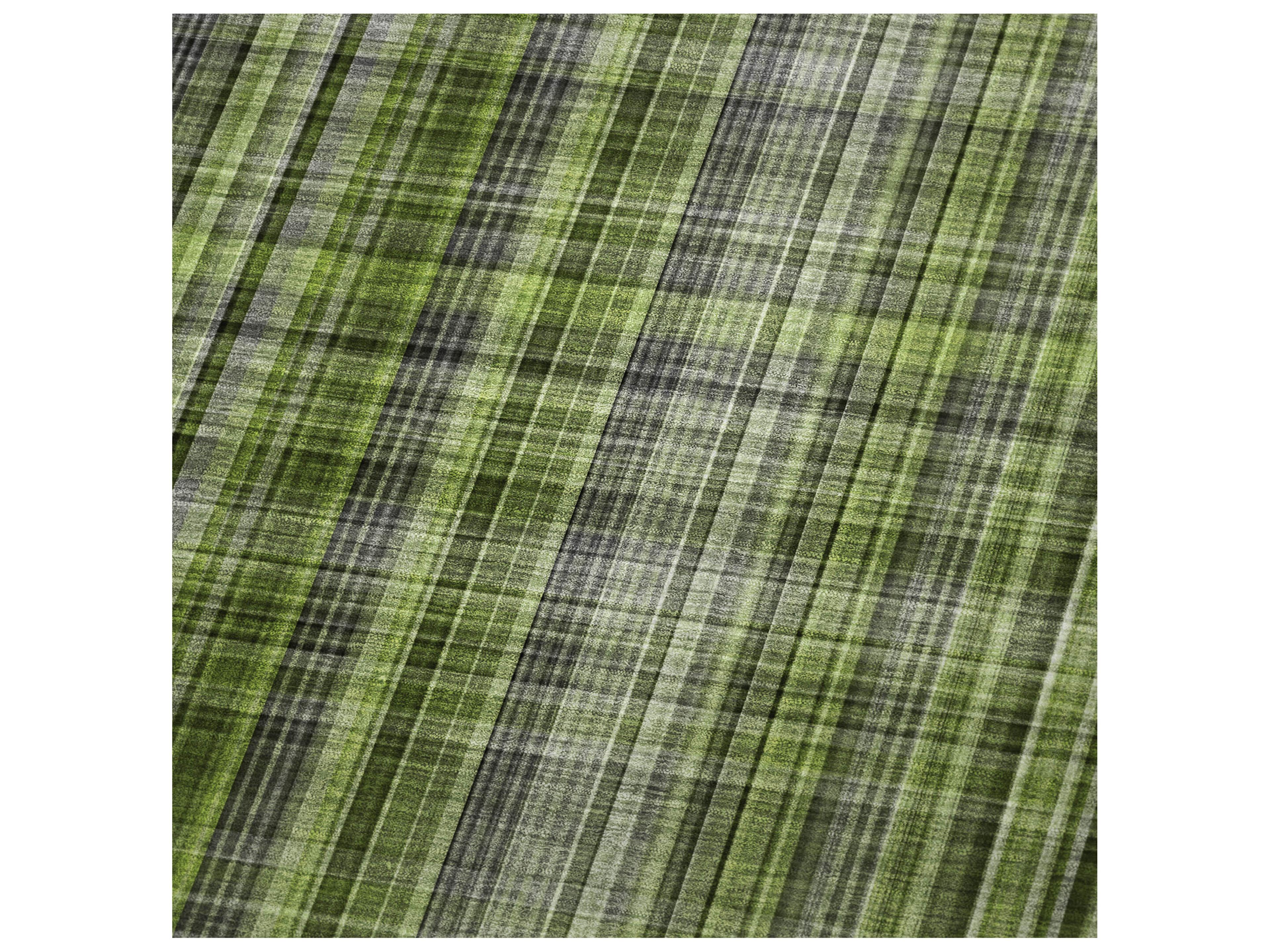 Dalyn Sherpa Green Polyester Throw