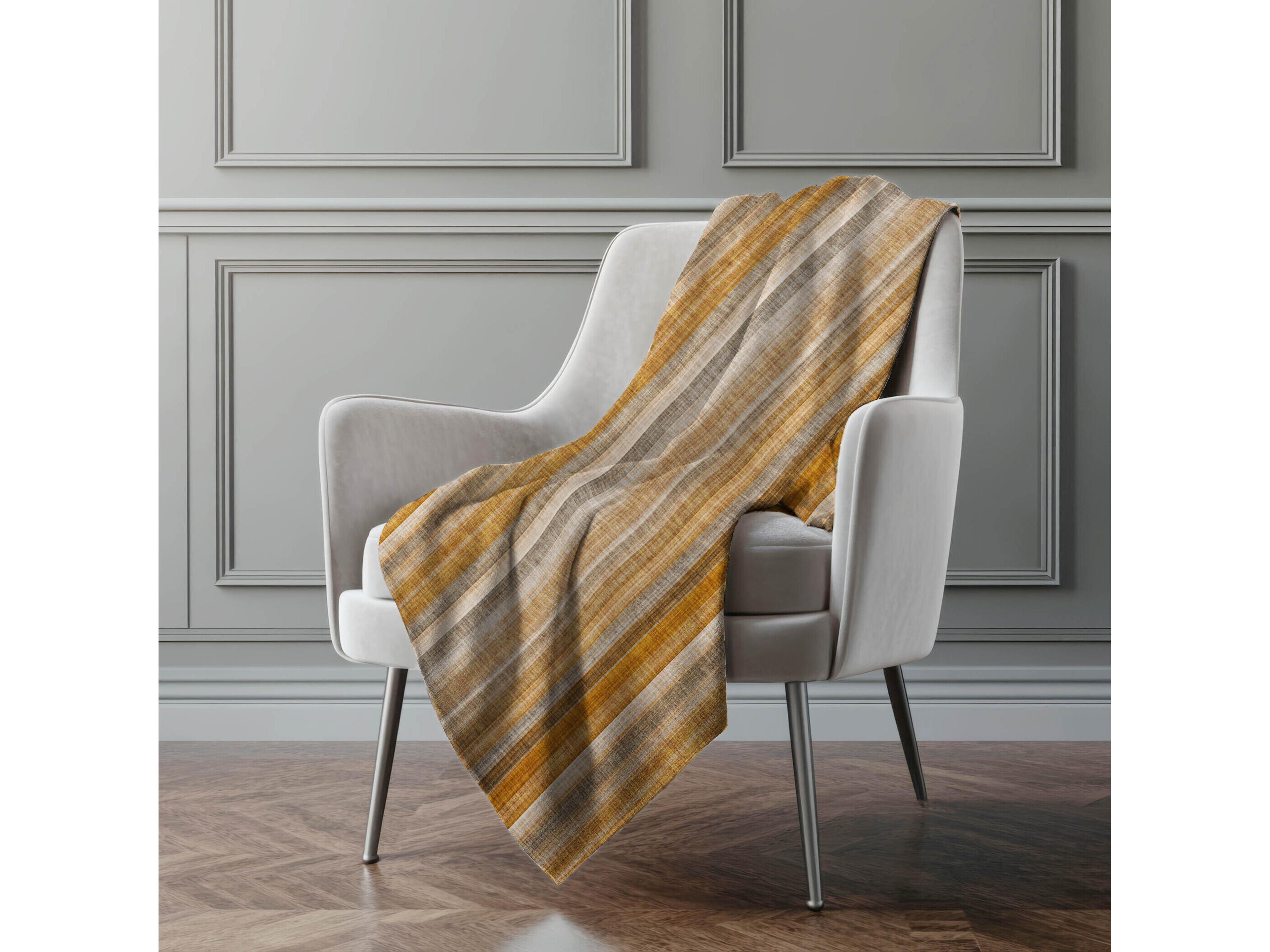 Dalyn Sherpa Orange Polyester Throw