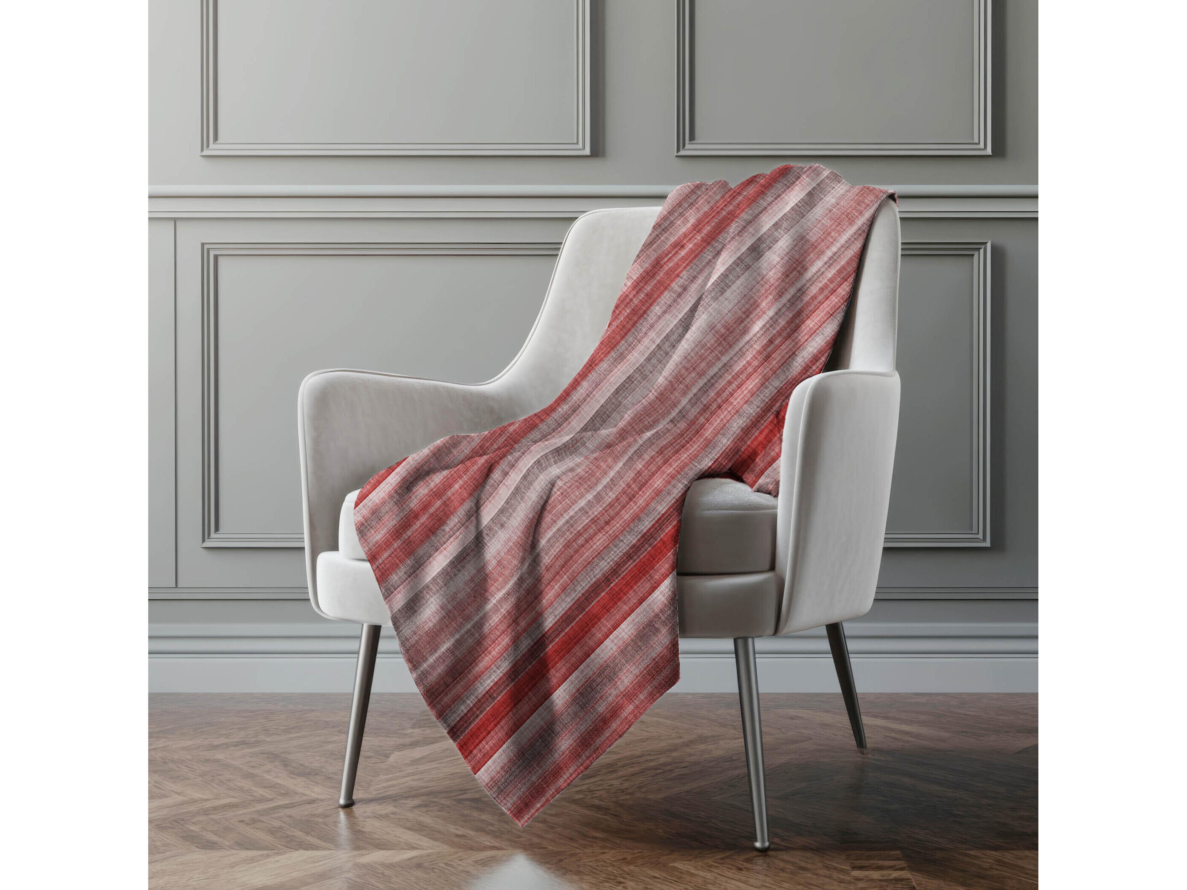 Dalyn Sherpa Red Polyester Throw