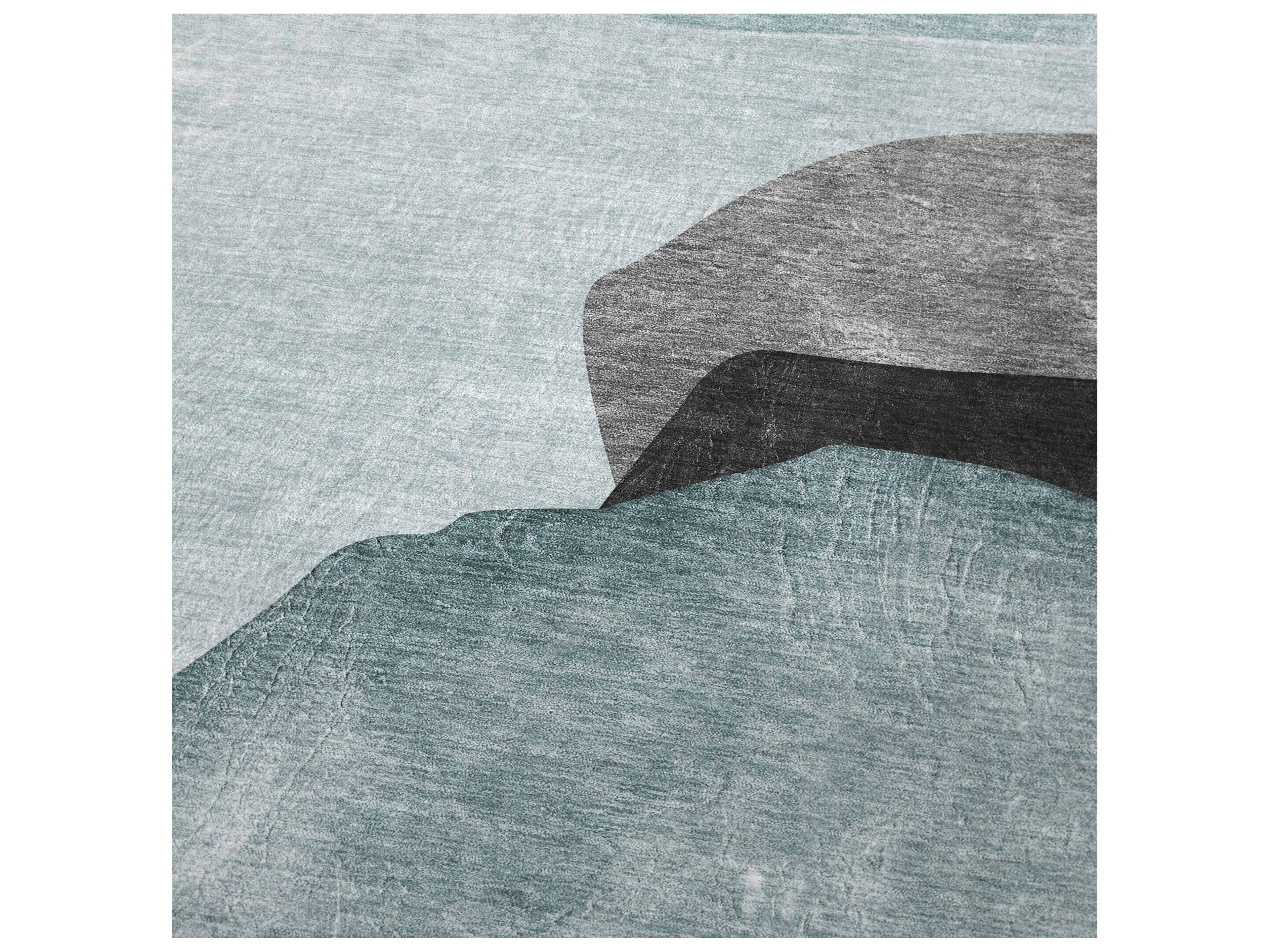 Dalyn Sherpa Teal Polyester Throw