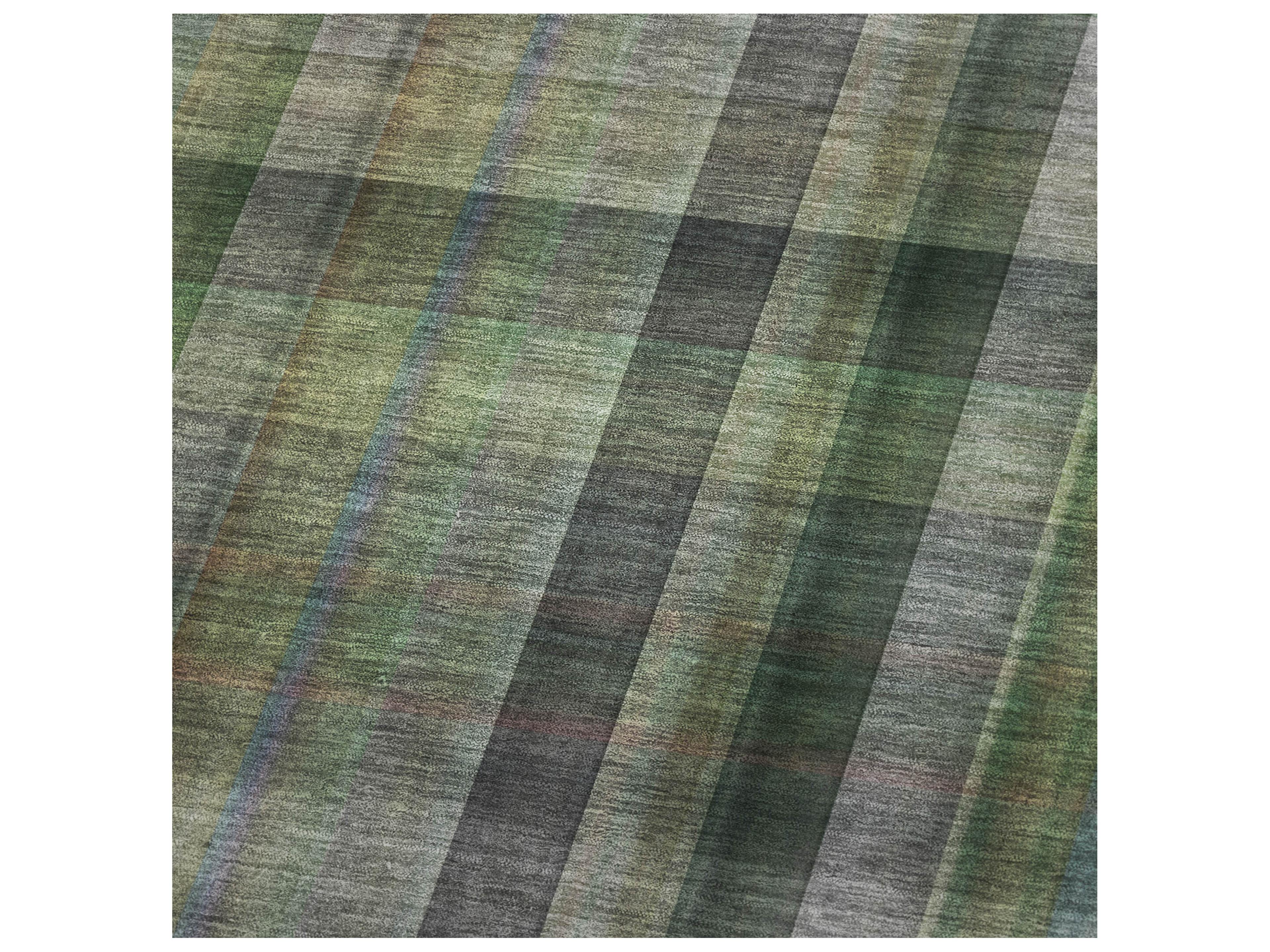 Dalyn Sherpa Green Polyester Throw